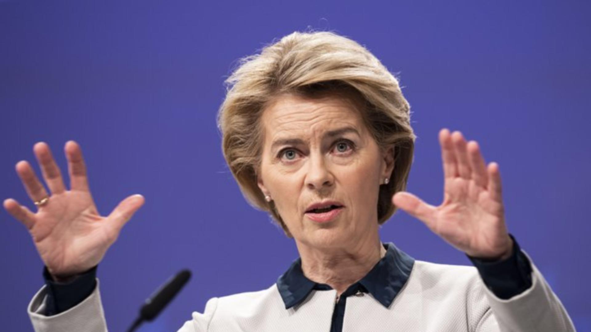 Ursula von der Leyen, președintele Comisiei Europene Foto: Profi Media