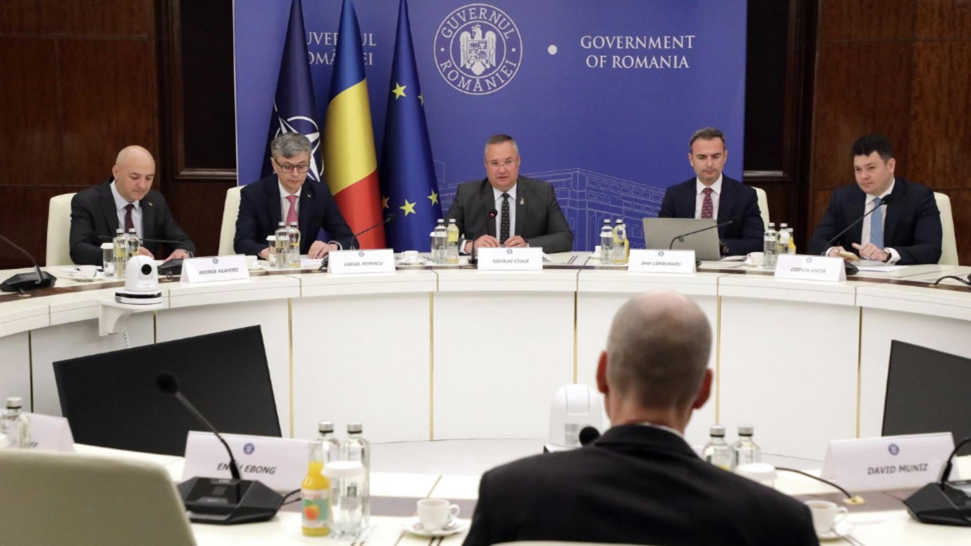 Nicolae Ciucă, întâlnire cu secretarul adjunct al Departamentului de Energie al SUA: Discuții despre securitatea energetică europeană
