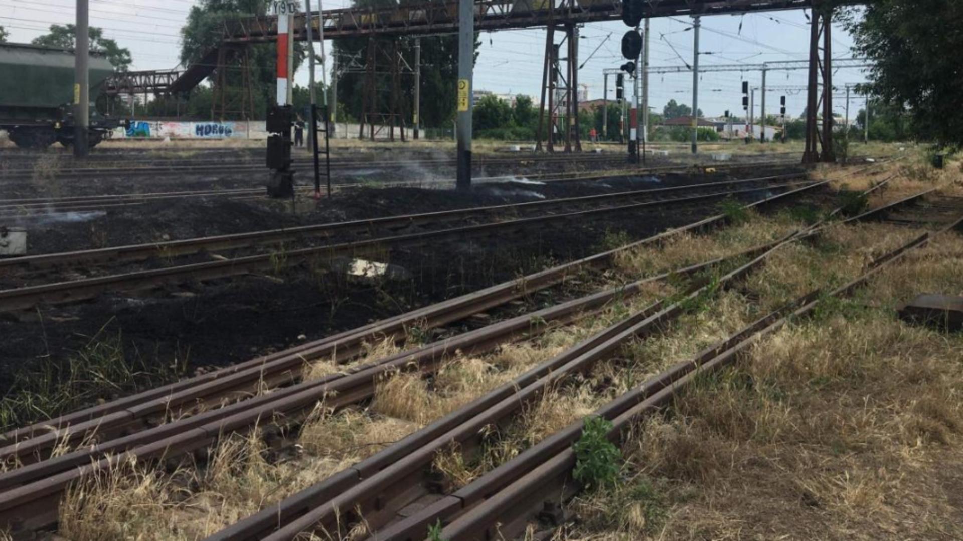 Incident grav în Fetești: Un băiat de 12 ani, electrocutat după ce s-a urcat pe un tren