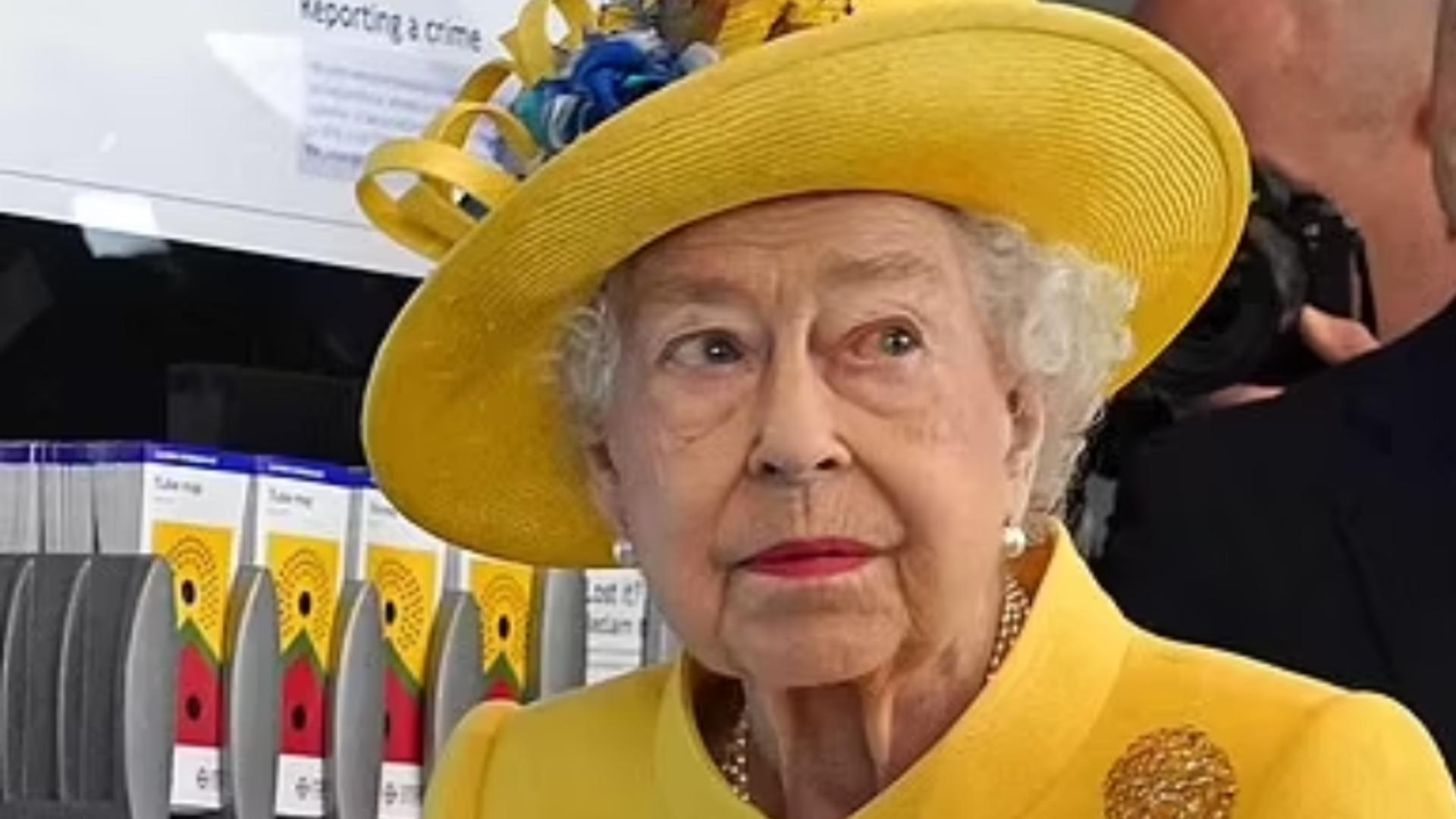 Regina Elisabeta a II-a a inaugurat Linia Elizabeth de metrou, la Londra Foto: Daily Mail
