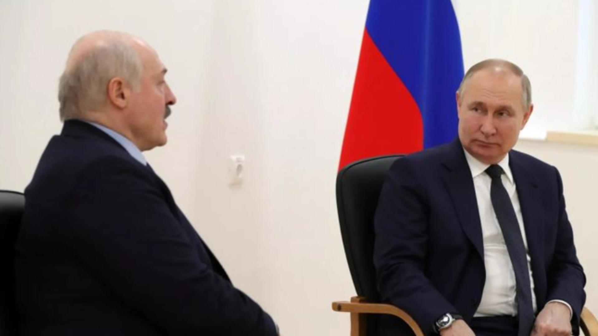 Vladimir Putin și Aleksandr Lukașenko