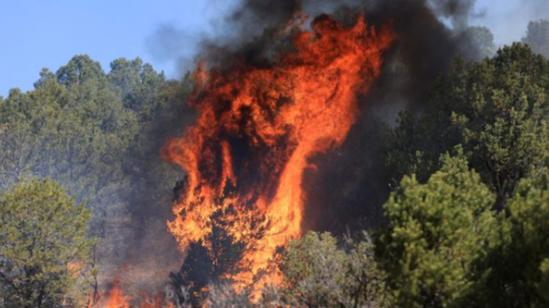 Incendiu New Mexico / Captură Twitter Reuters