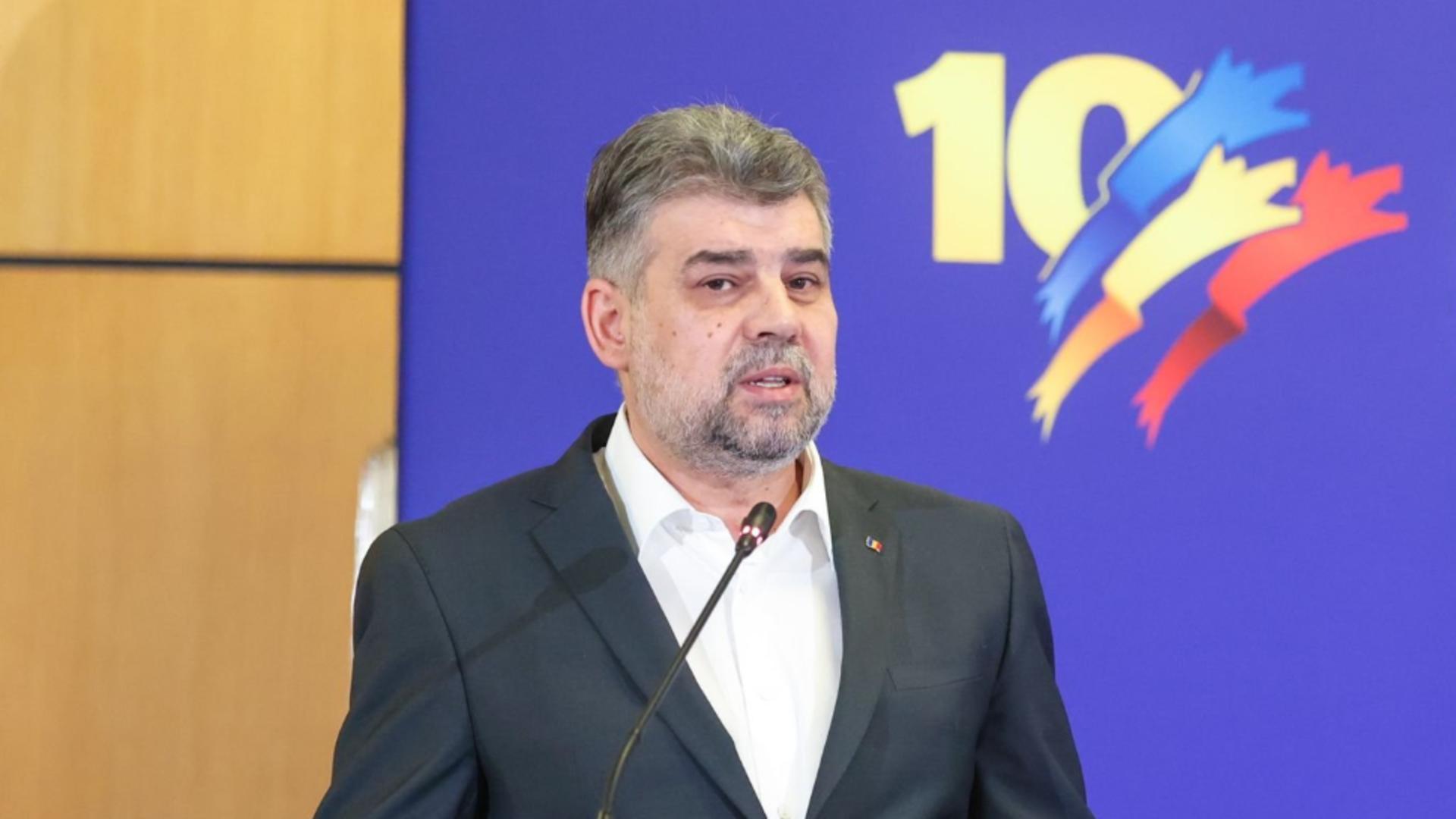 Marcel Ciolacu, președintele PSD și al Camerei Deputaților