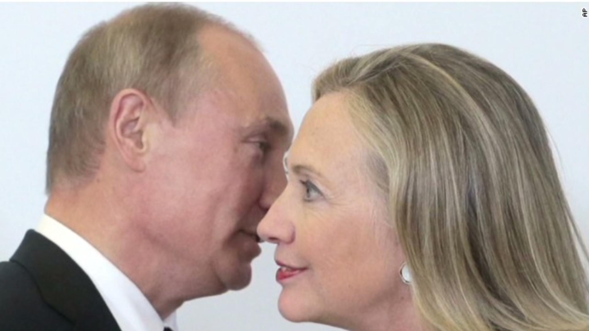 Hillary Clinton și Vladimir Putin Foto: CNN