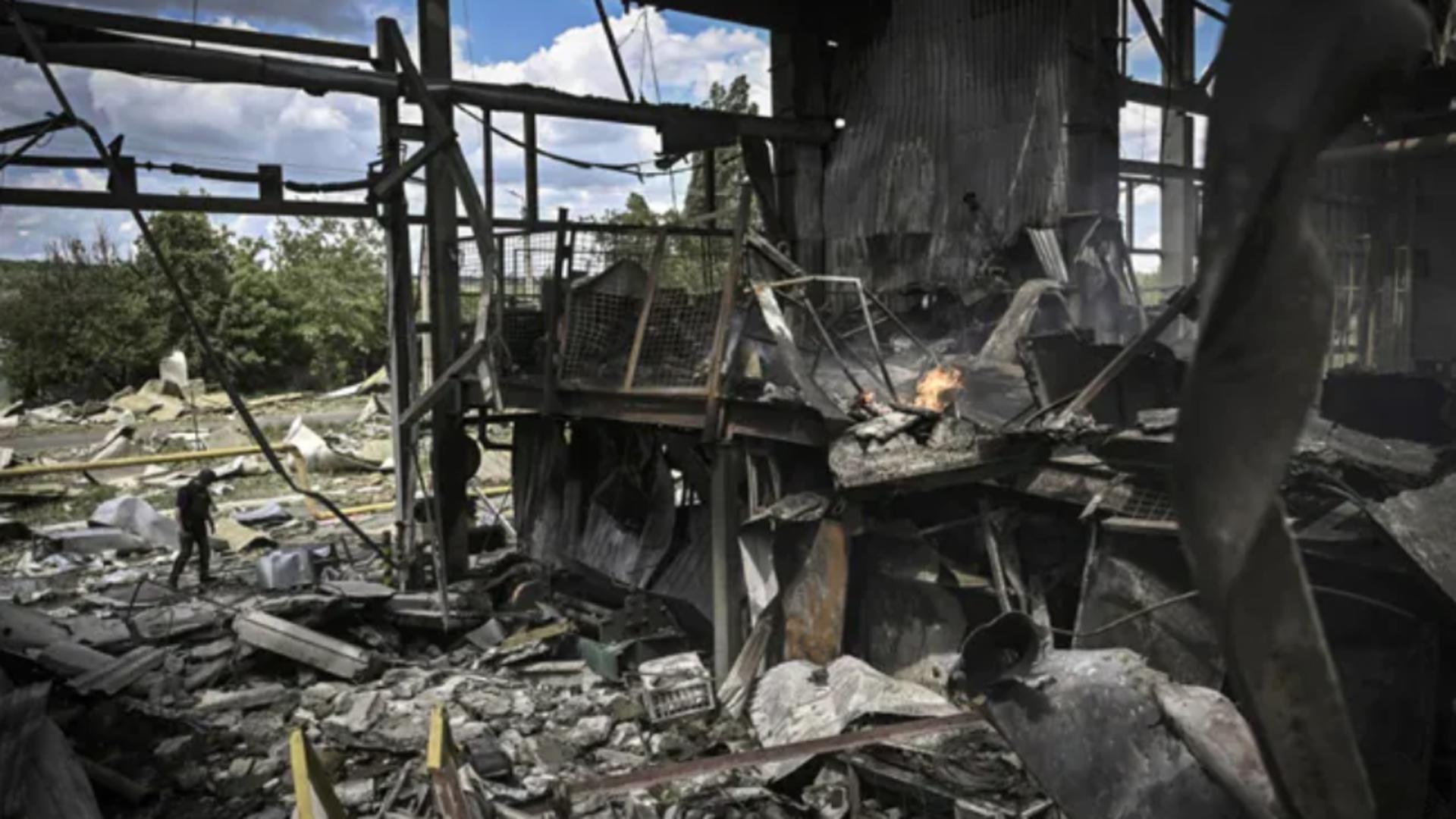 Orașul Lyman, din Donețk, devastat de armata rusă - Imagini terifiante cu distrugerile