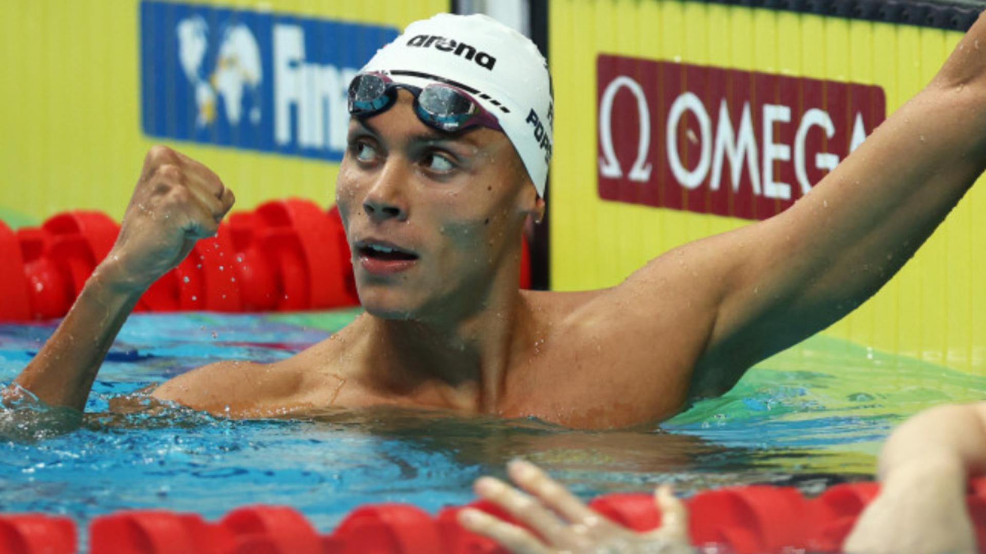 David Popovici, campion mondial la 200 metri liber, favorit la 100 m liber, CM Budapesta 2022