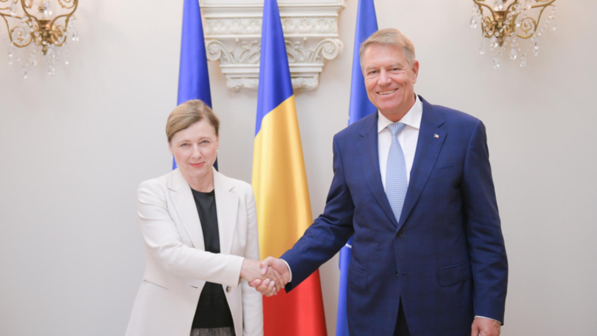 Klaus Iohannis, întâlnire cu vicepreședintele Comisiei Europene