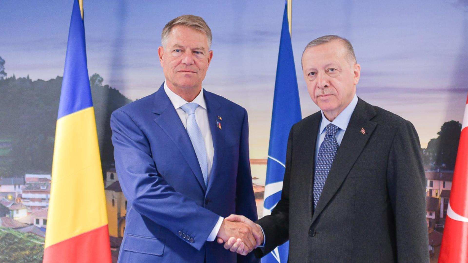 Klaus Iohannis, întrevedere cu Recep Tayyip Erdoğan