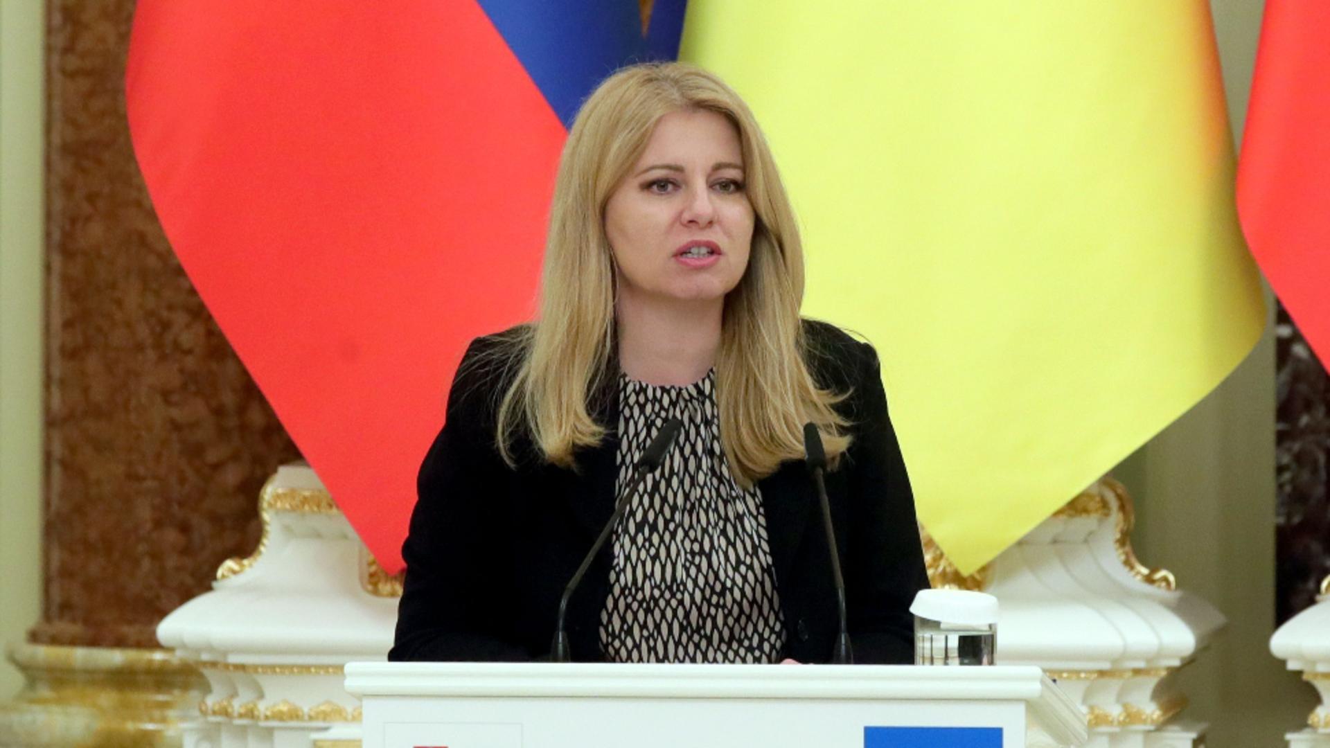 Preşedinta slovacă Zuzana Caputova / Foto: Profi Media
