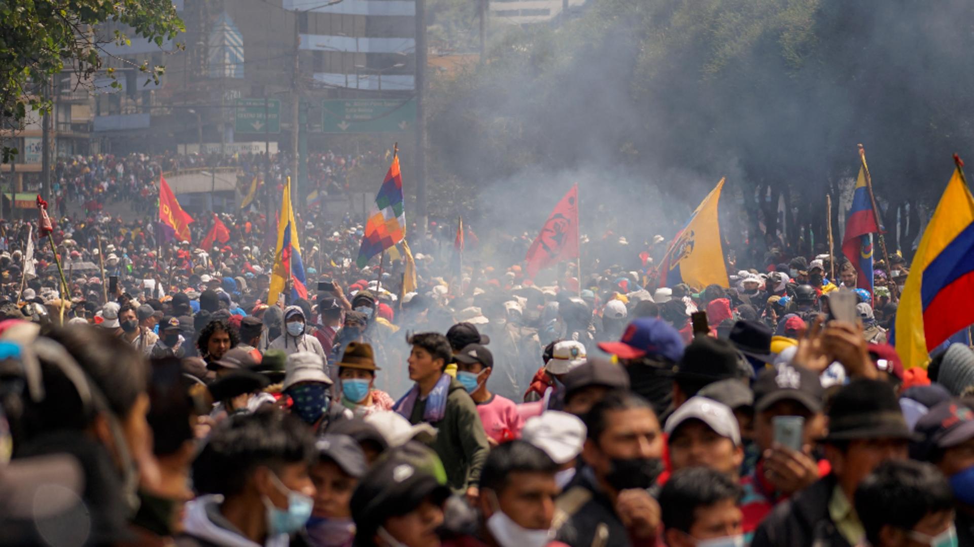 Proteste de 9 zile în Ecuador / Sursa foto: Profi Media