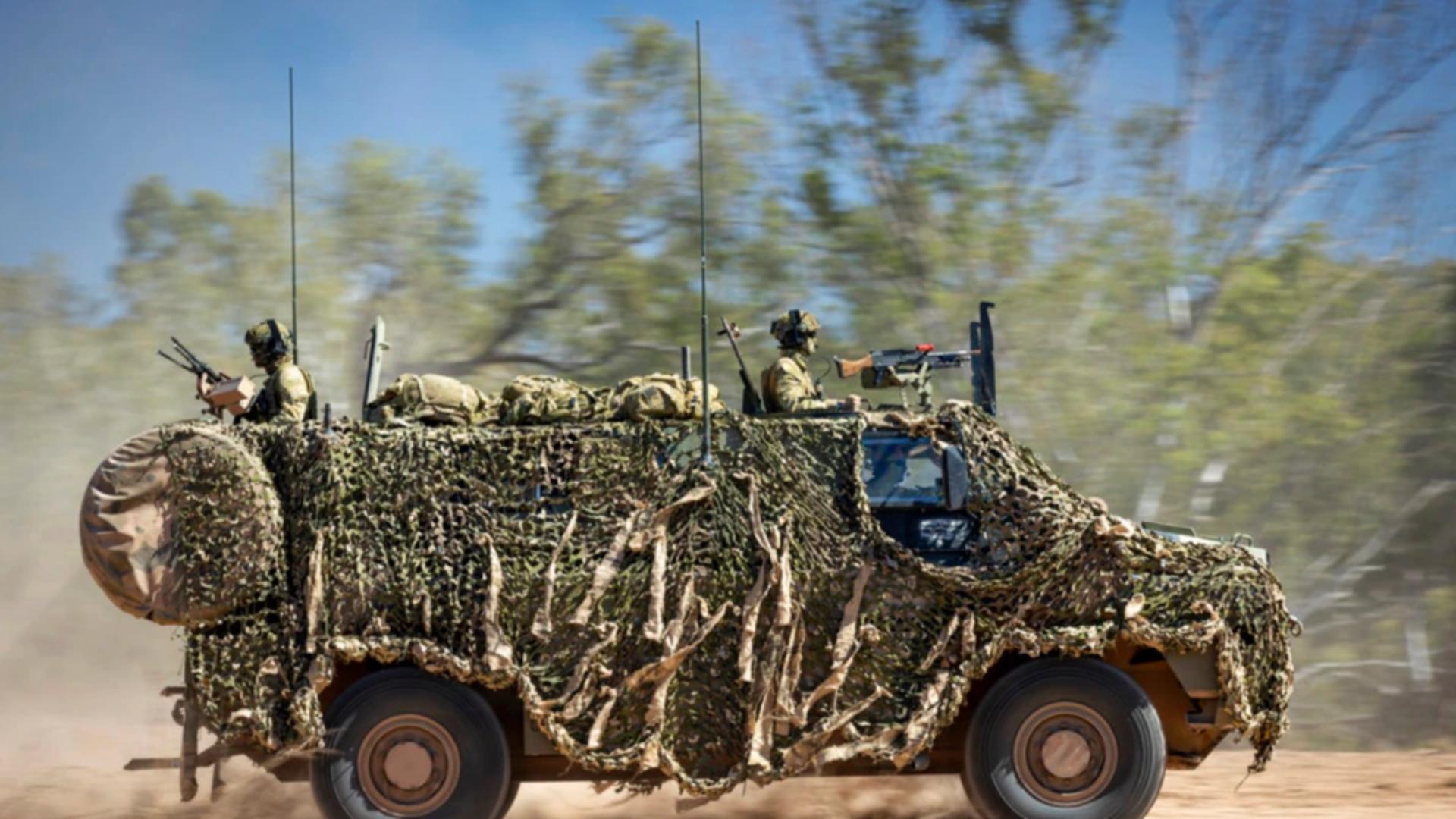 Război Rusia-Ucraina - Australia trimite încă 34 de vehicule militare, în valoare de 100 de milioane de dolari