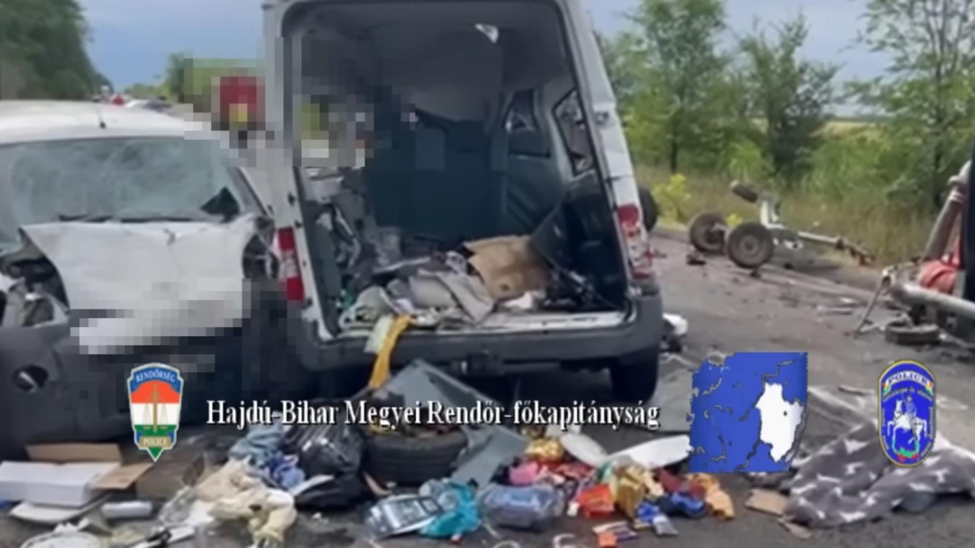 Microbuz cu români, spulberat în Ungaria: 2 morți și 9 răniți 