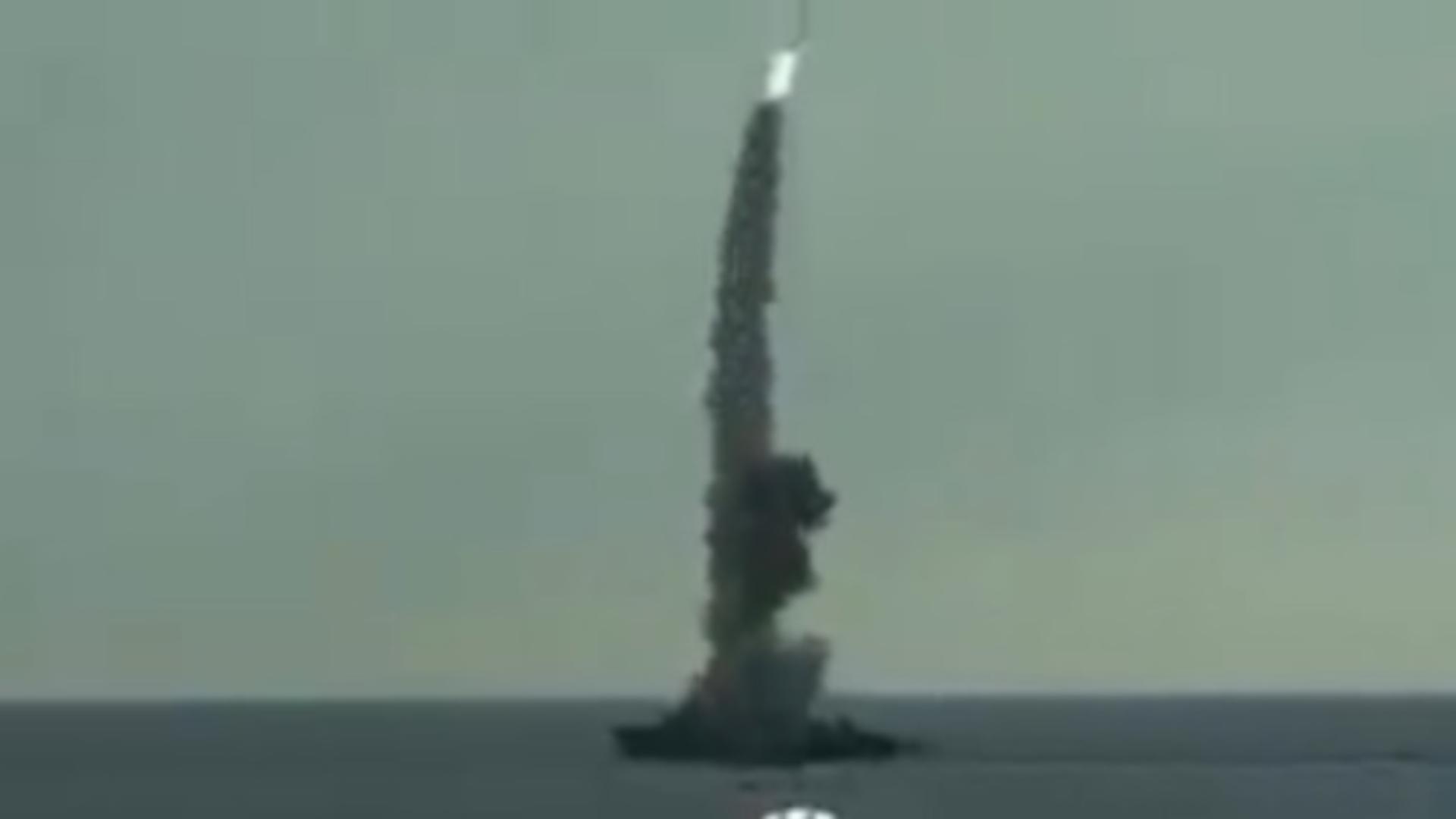 Rusia a publicat imagini cu momentul lansării rachetelor KALIBR spre Odesa! VIDEO