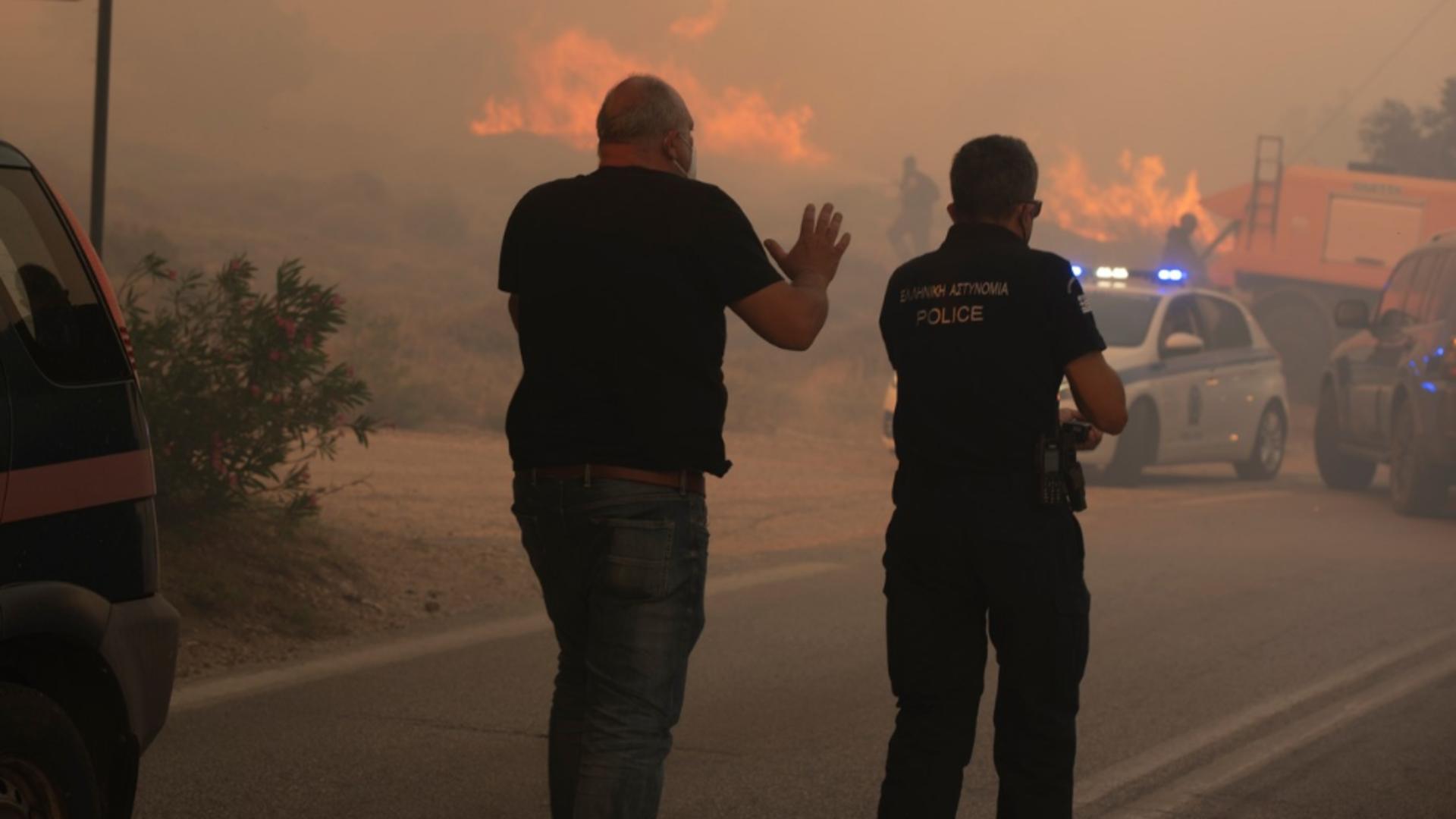 Grecia, mistuită de incendii. Foto/Profimedia