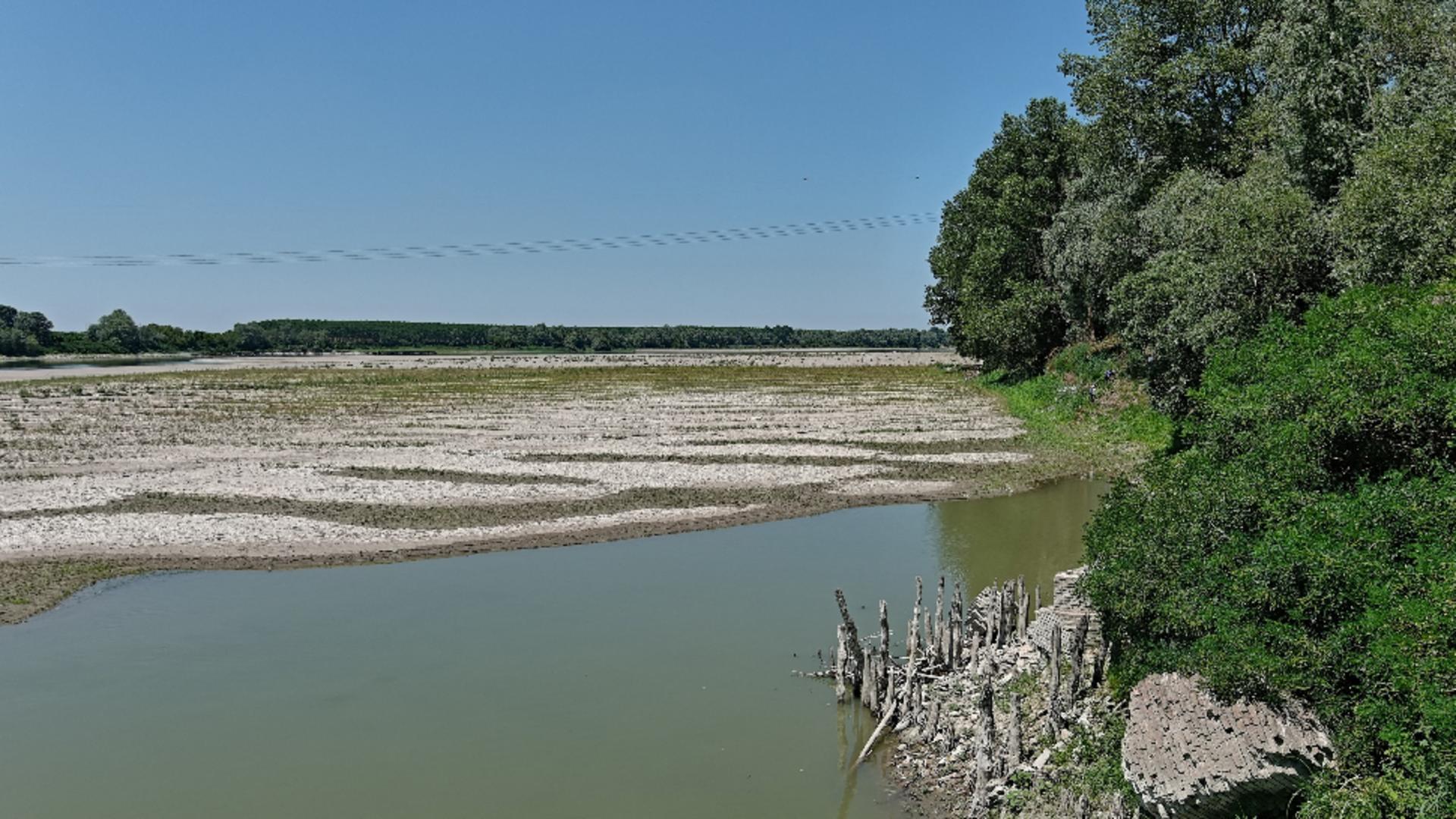 Râul Po, cea mai importantă sursă de apă pentru agricultură