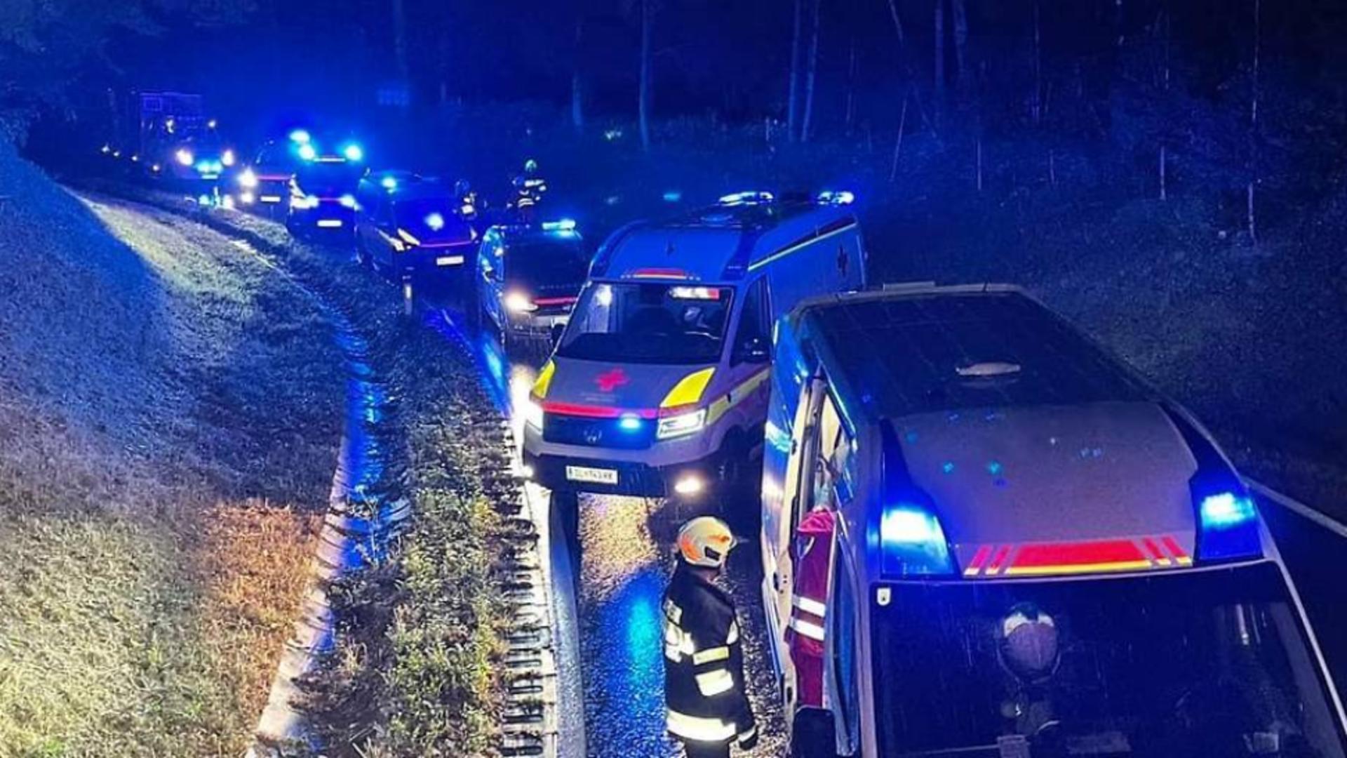 Tragedie în Austria! Un microbuz cu ROMÂNI, accident cumplit în drum spre casă: O femeie moartă și 5 rănite - Primele imagini