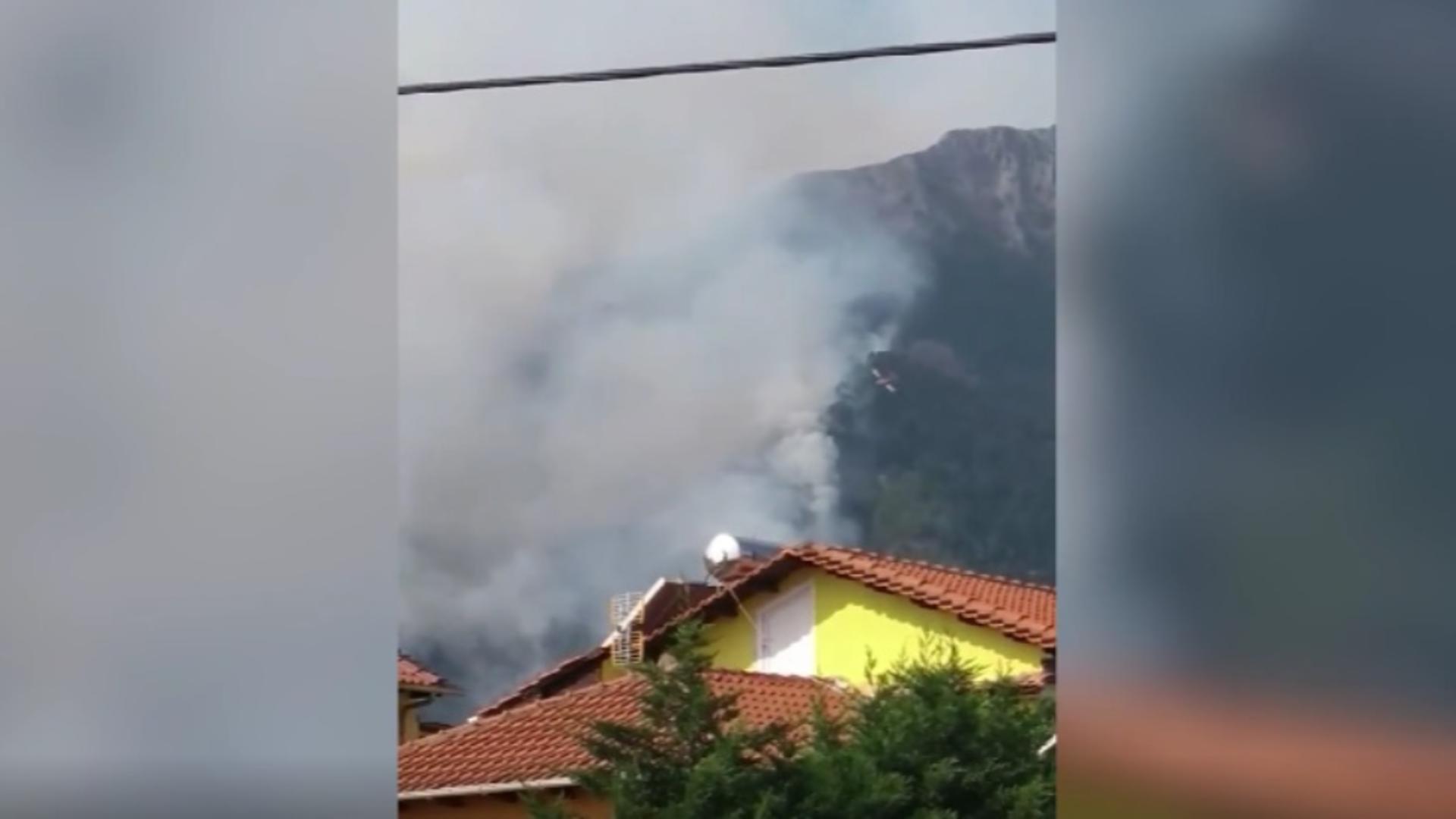 Incendiu Thassos/ Captură video