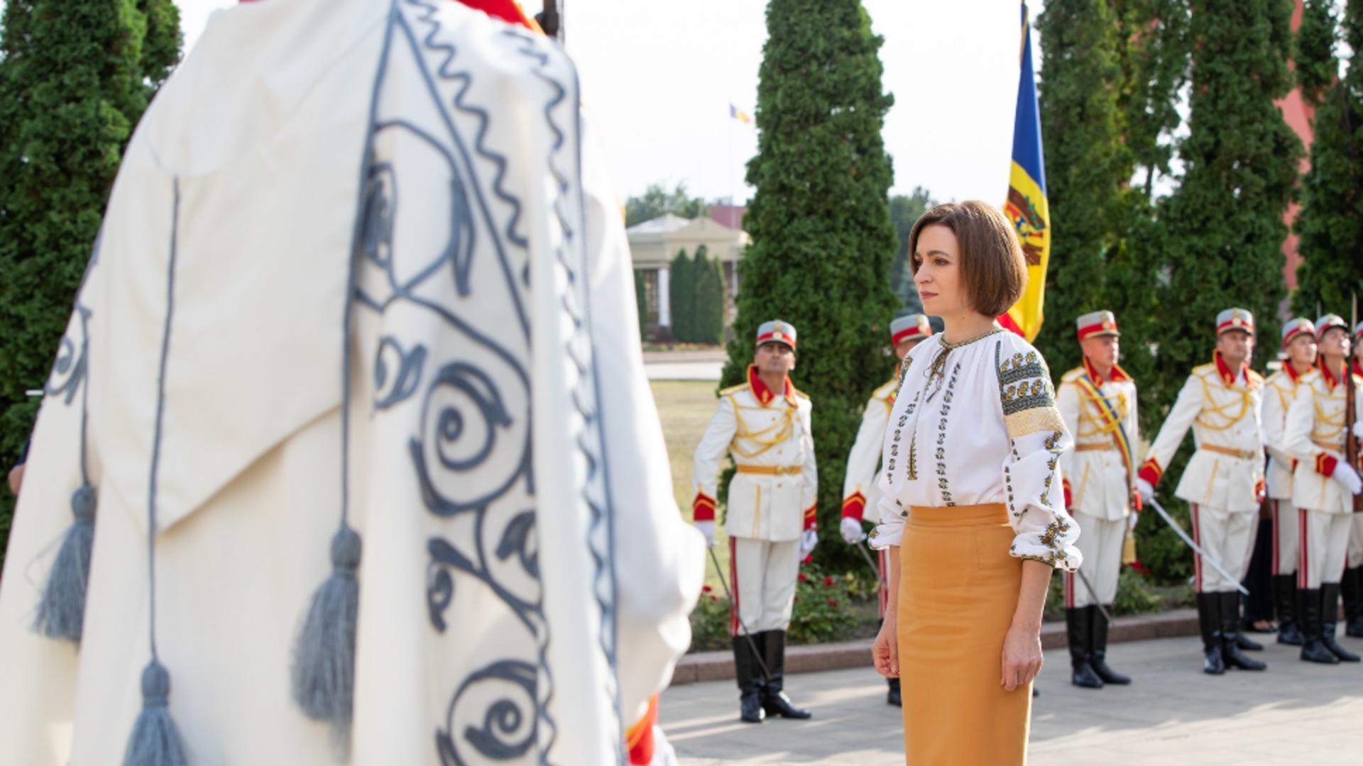 Maia Sandu, președintele Republicii Moldova Foto: Facebook.com