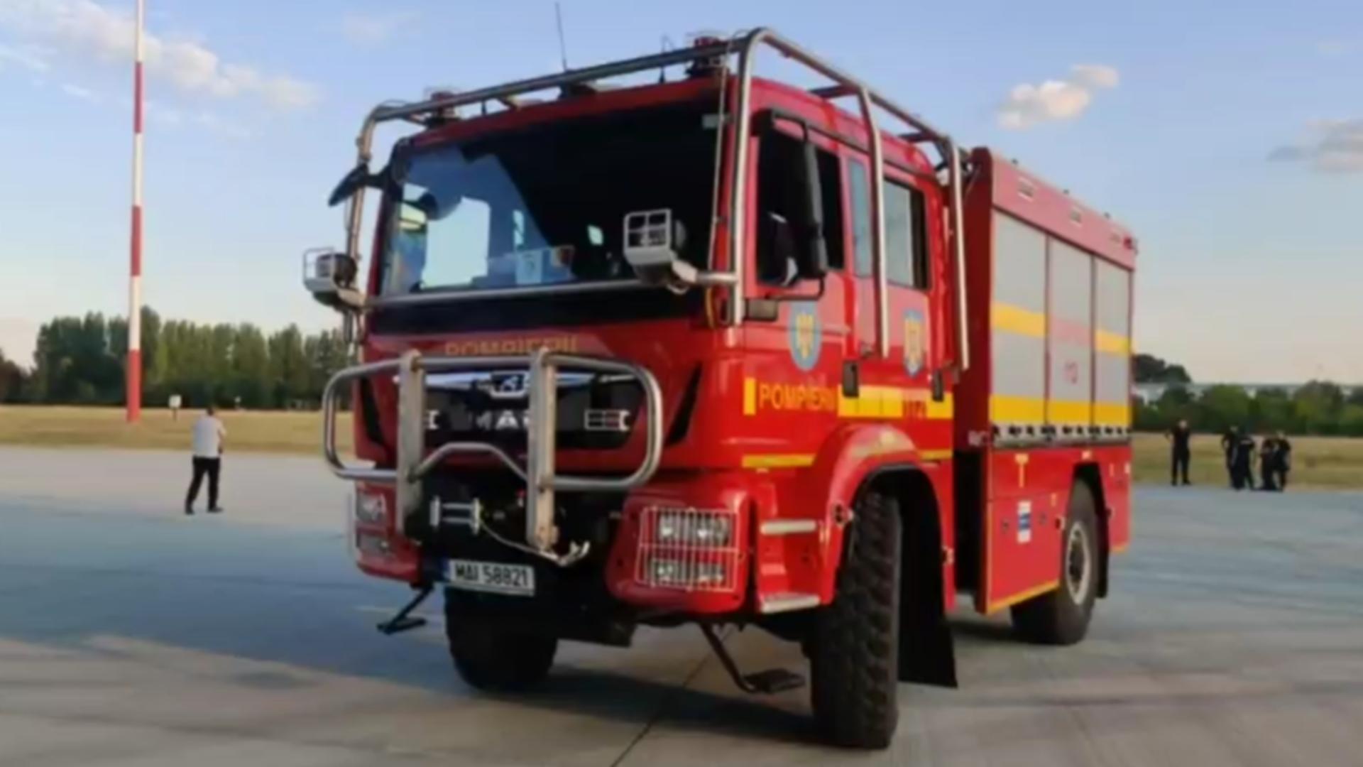 Mașină de pompieri / Captură video DSU