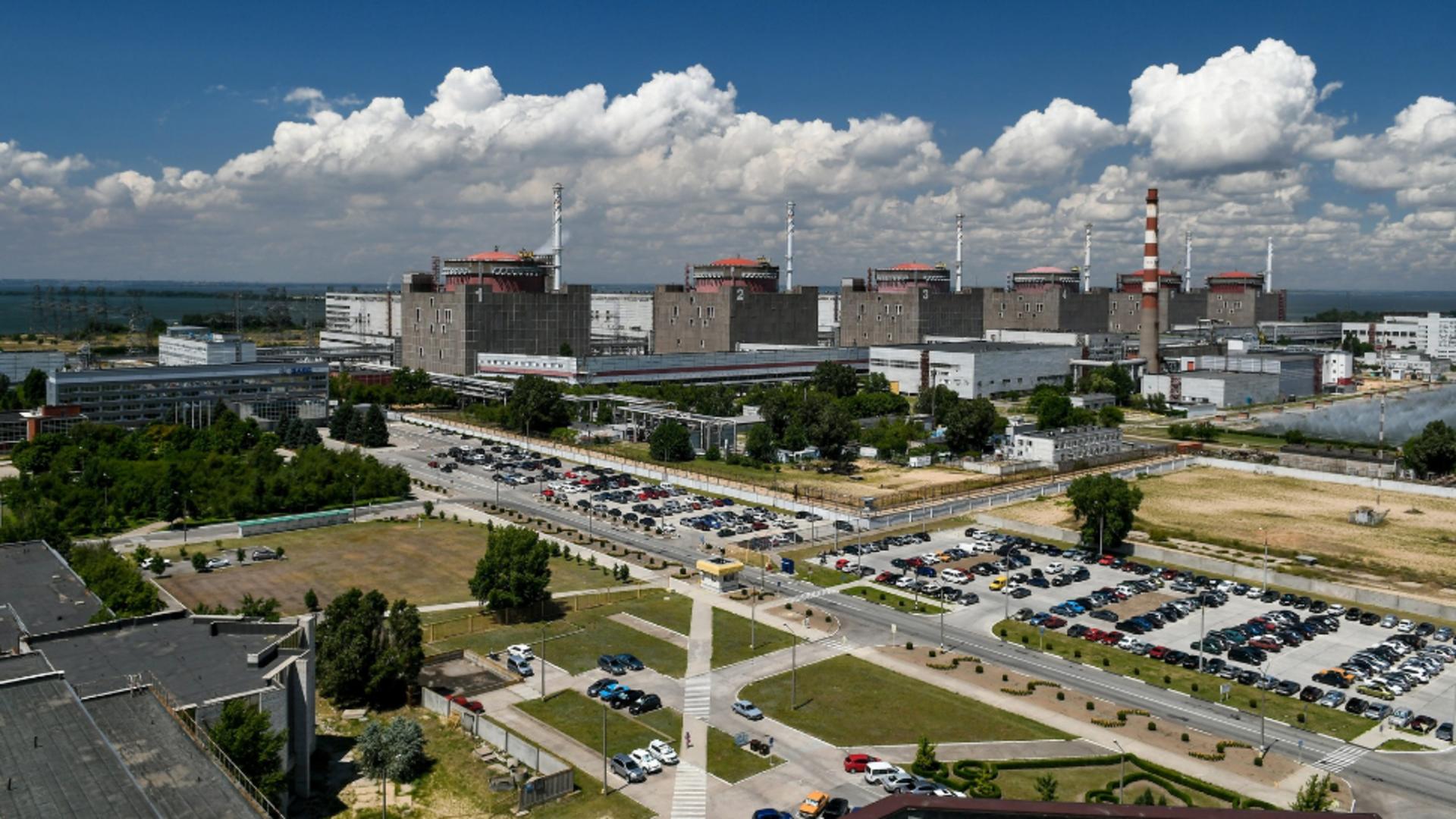 Zaporoje, cea mai mare centrală nucleară din Europa. Foto/Profimedia 