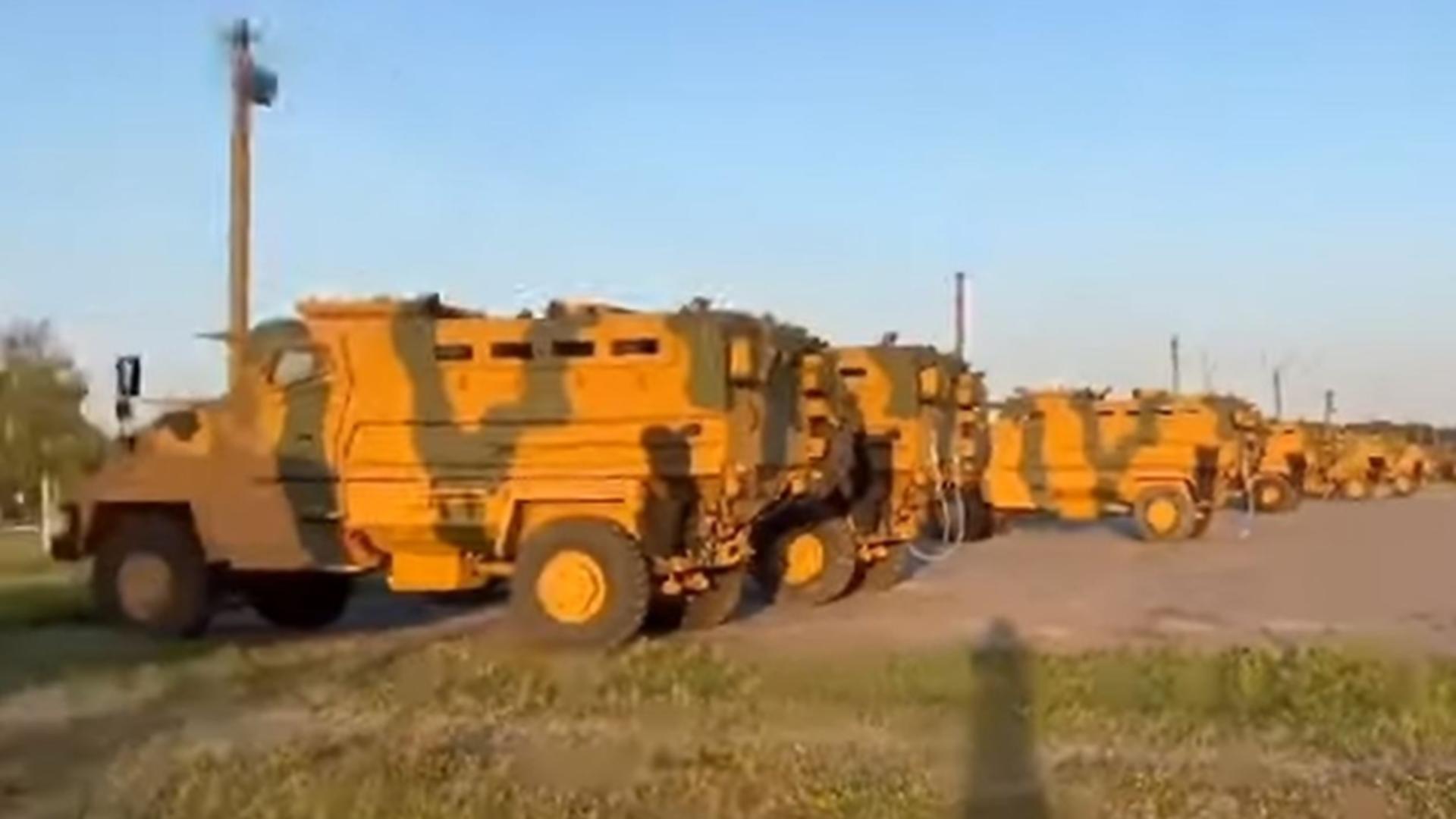 Blindatele ”Kirpi” turcești au ajuns în Ucraina - IMAGINI cu vehiculele care pot fi controlate de la distanță
