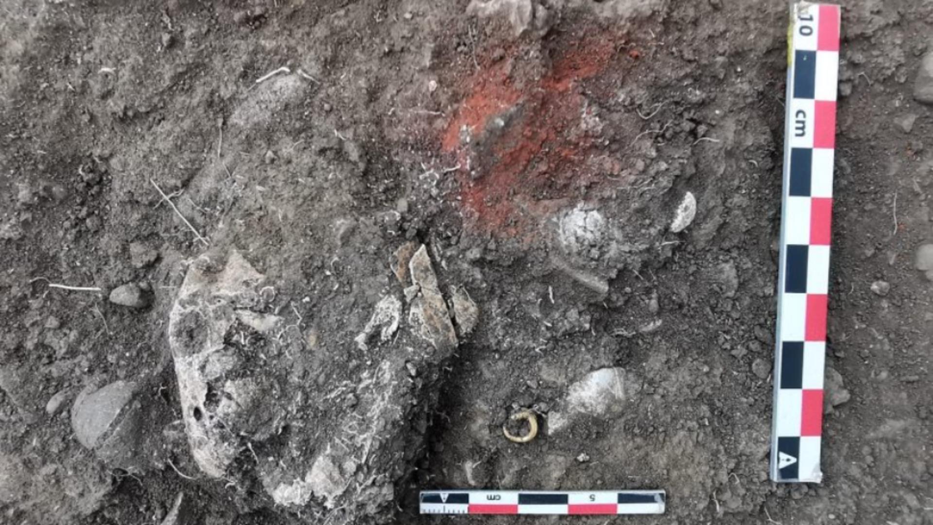 Morminte din epoca bronzului, descoperite lângă Ploiești