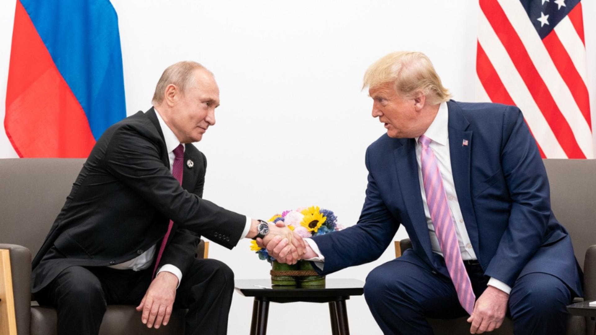Vladimir Putin si Donald Trump (2019 - Profimedia)