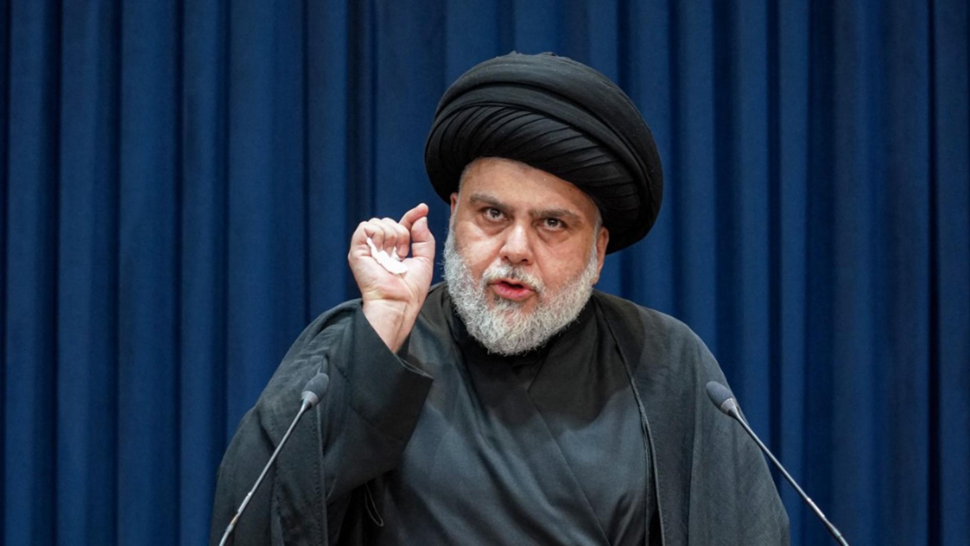 Liderul religios Moqtada al-Sadr (Profimedia)