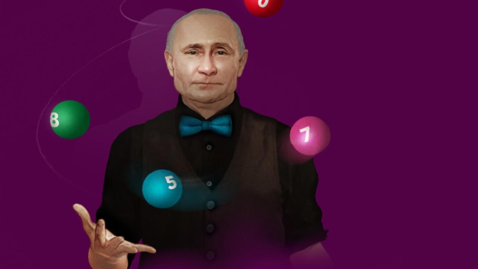 Vladimir Putin (grafică Proeket.edia)