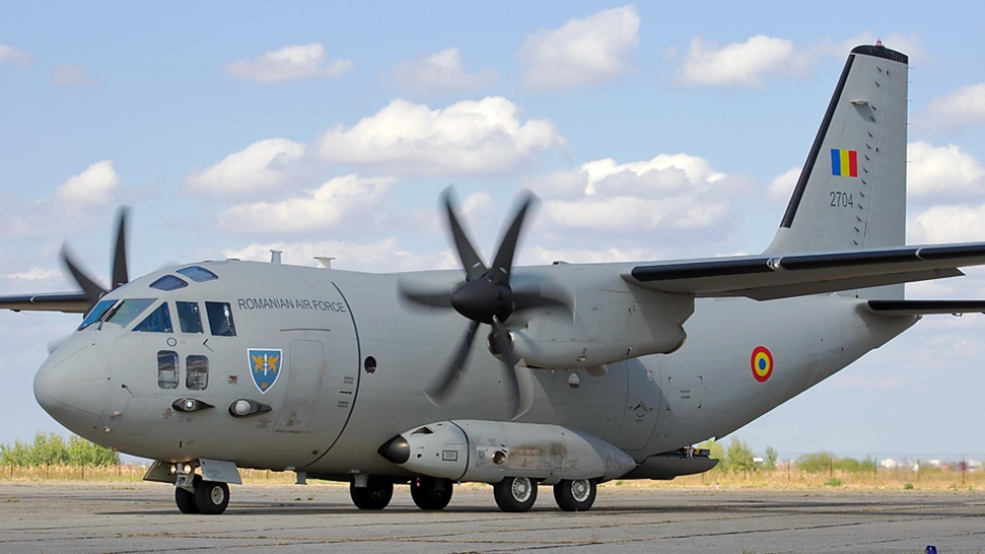 Misiune urgentă MApN: Un pacient în stare gravă, transportat cu o aeronavă C-27 J Spartan în Germania