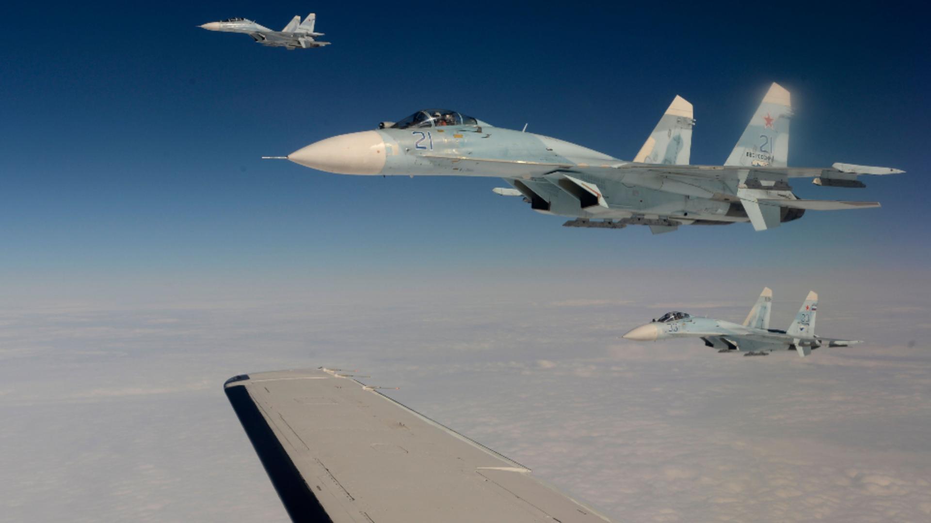 Avioane rusești în preajma teritoriului american. Foto/Profimedia