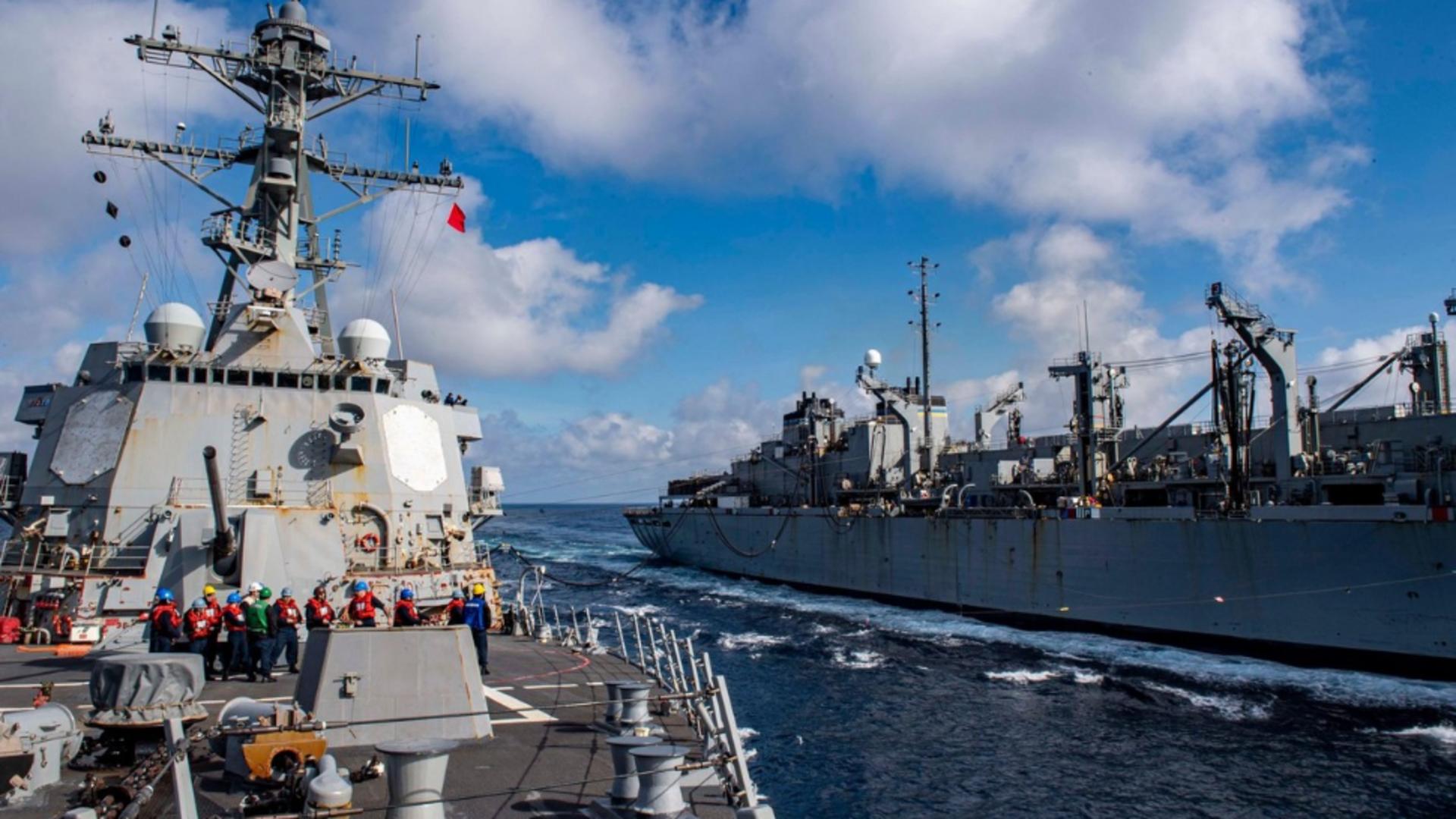 Tensiuni în Asia. Două nave americane au trecut prin Strâmtoarea Taiwan. China condamnă „provocarea”