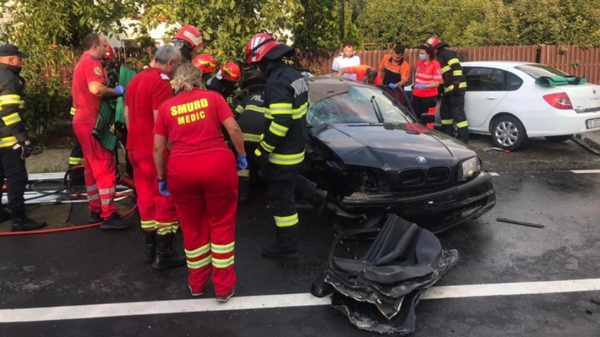 Accident cu 4 victime în Iași
