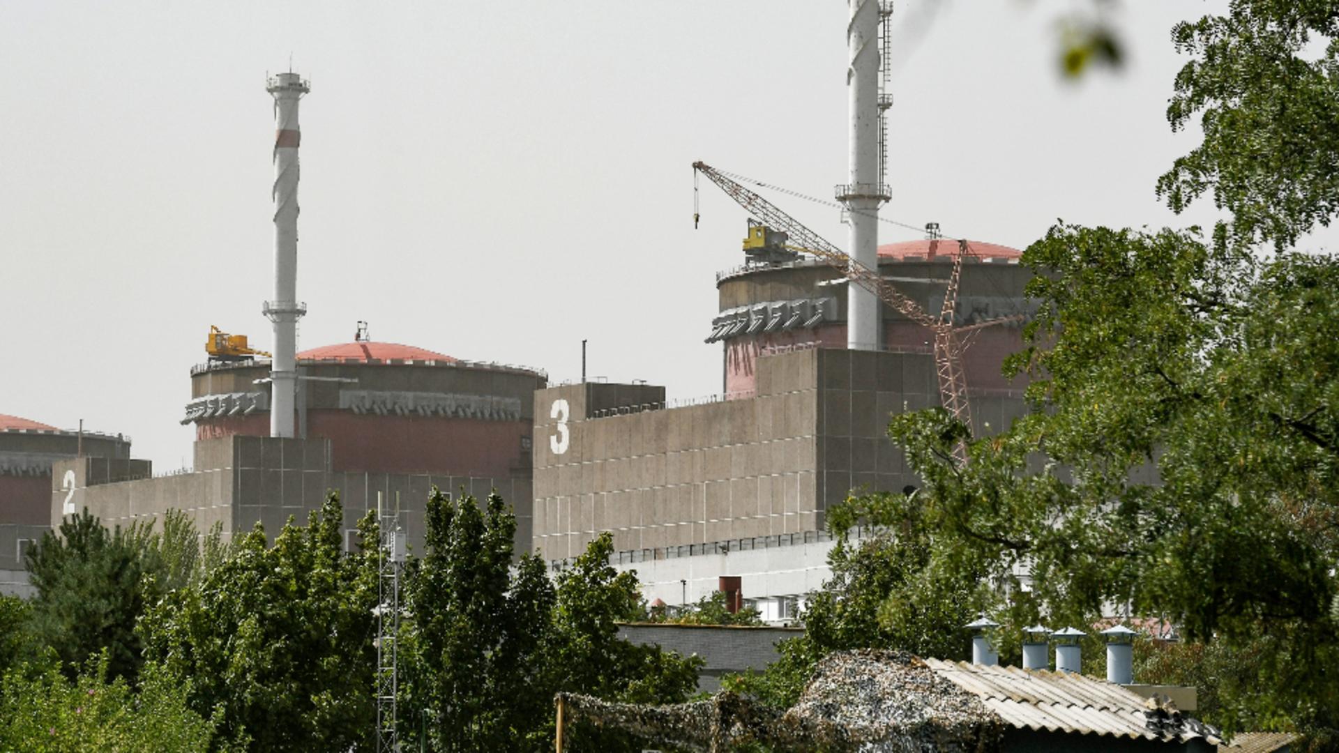 Zaporoje, cea mai mare centrală nucleară din Europa. Foto/Profimedia  