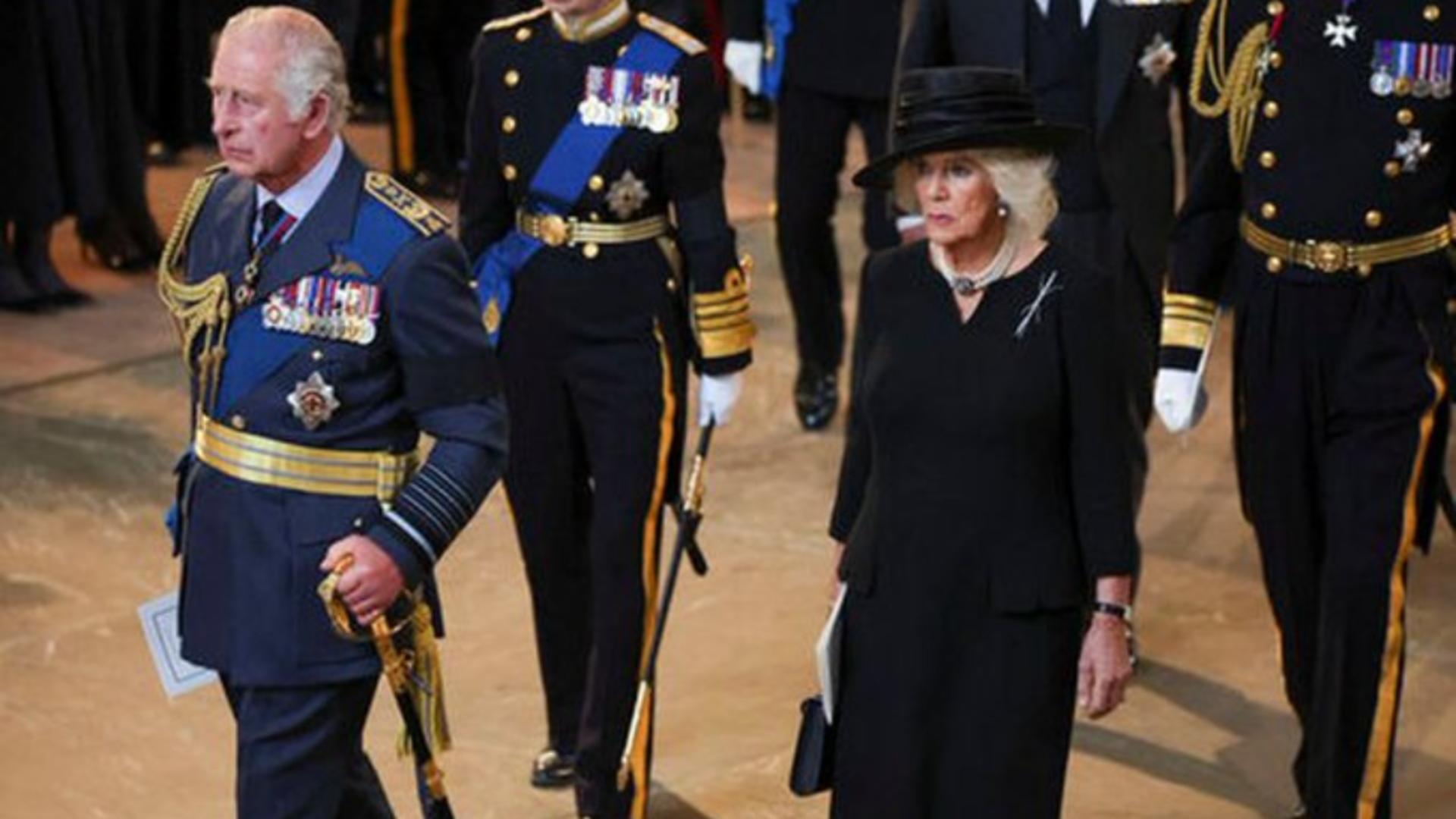 Incident la slujba la care asista Regele Charles al III-lea - Ce s-a întâmplat cu Regina Consoartă Camilla, în Țara Galilor Foto: Profi Media