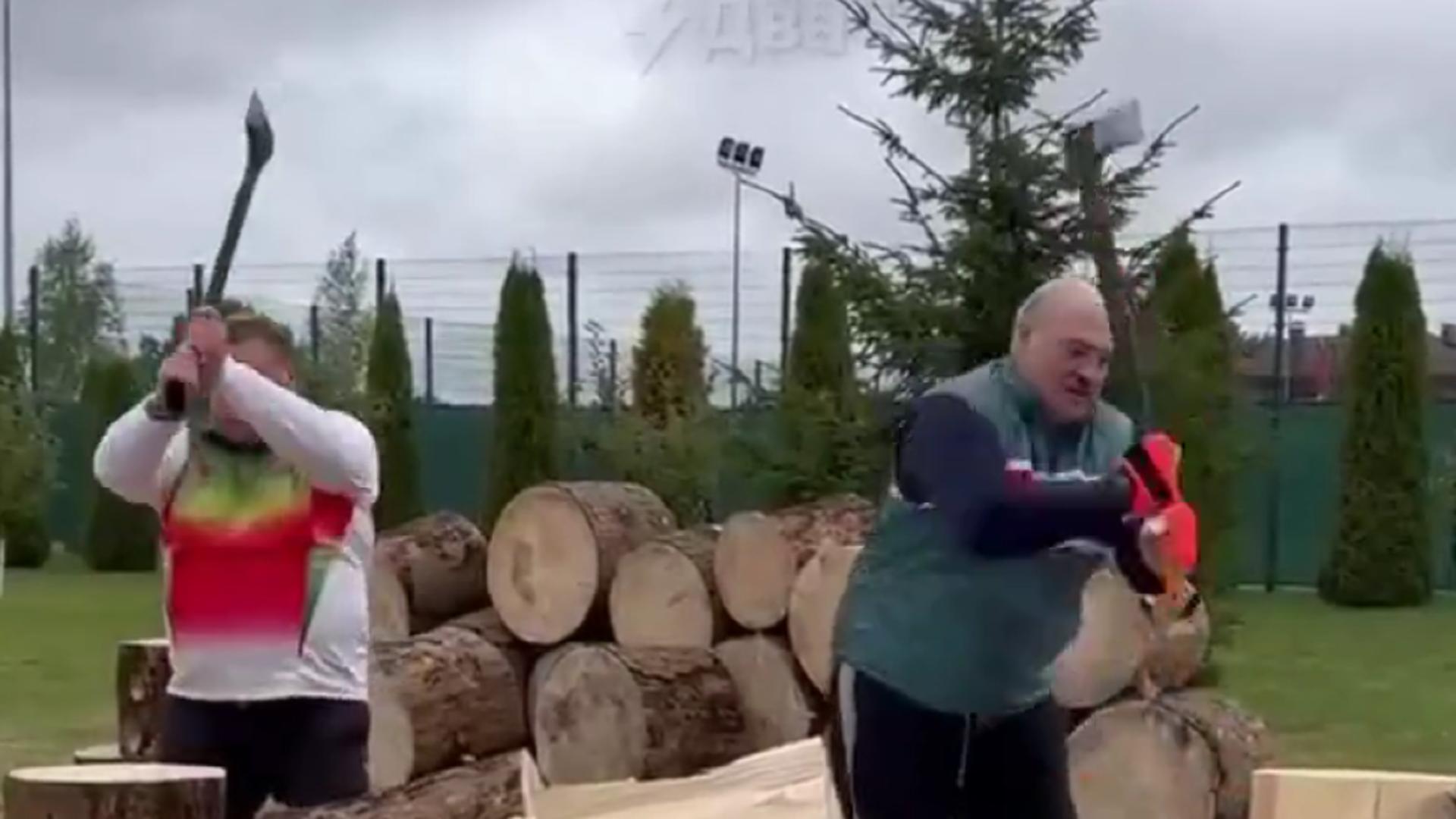 Aleksandr Lukașenko (captură video)