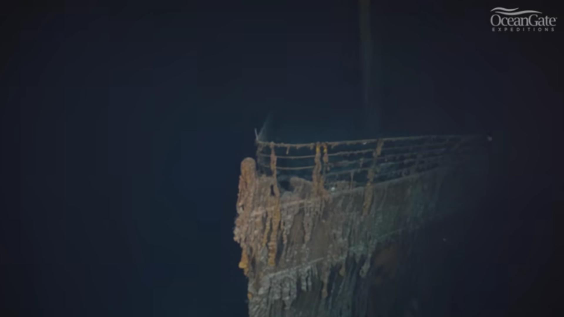 Epavă Titanic/ Captură video