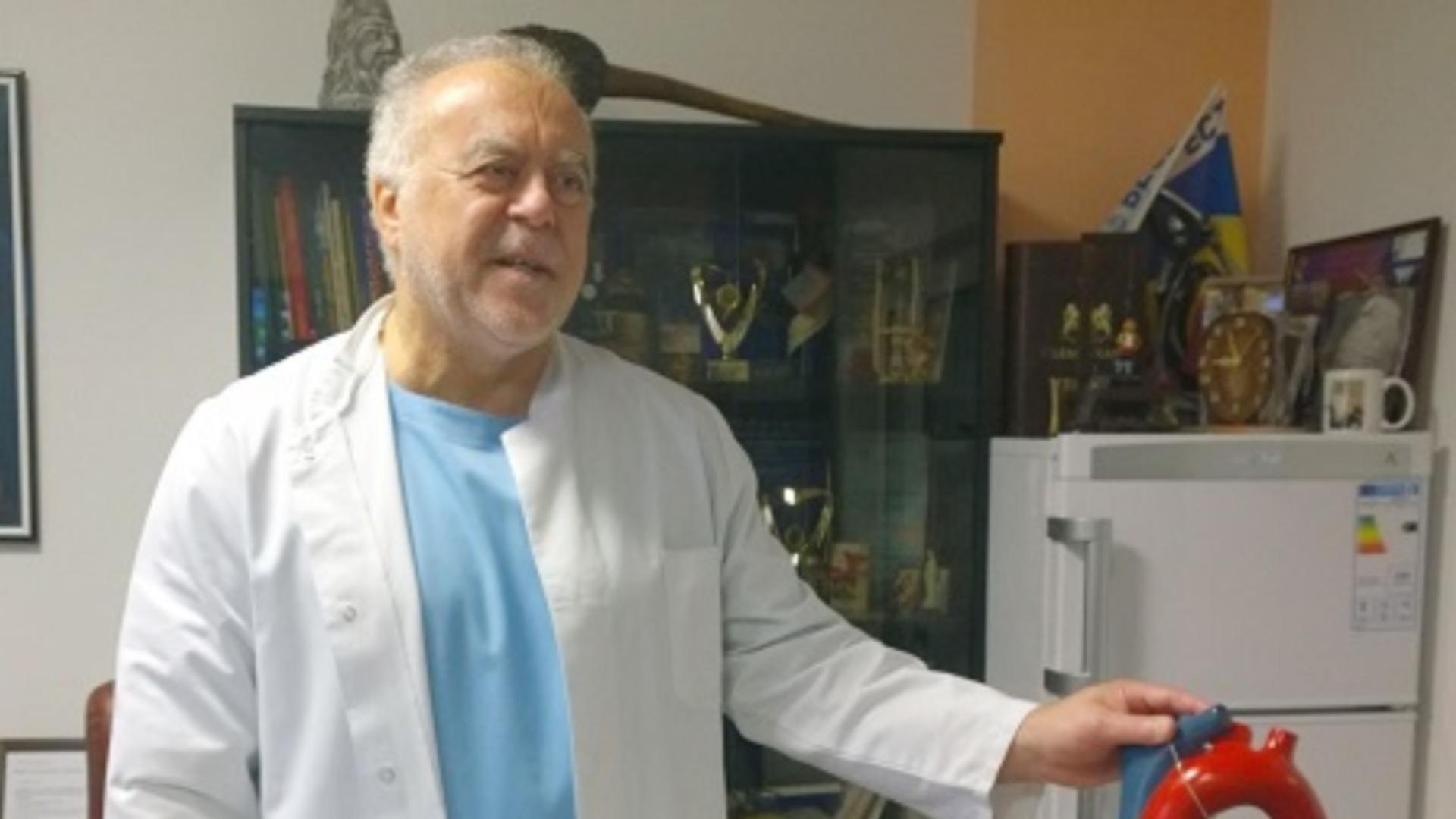 Medicul Marian Gaşpar, şeful Secţiei Chirurgie Cardiovasculară din cadrul Institutului de Boli Cardiovasculare Timişoara