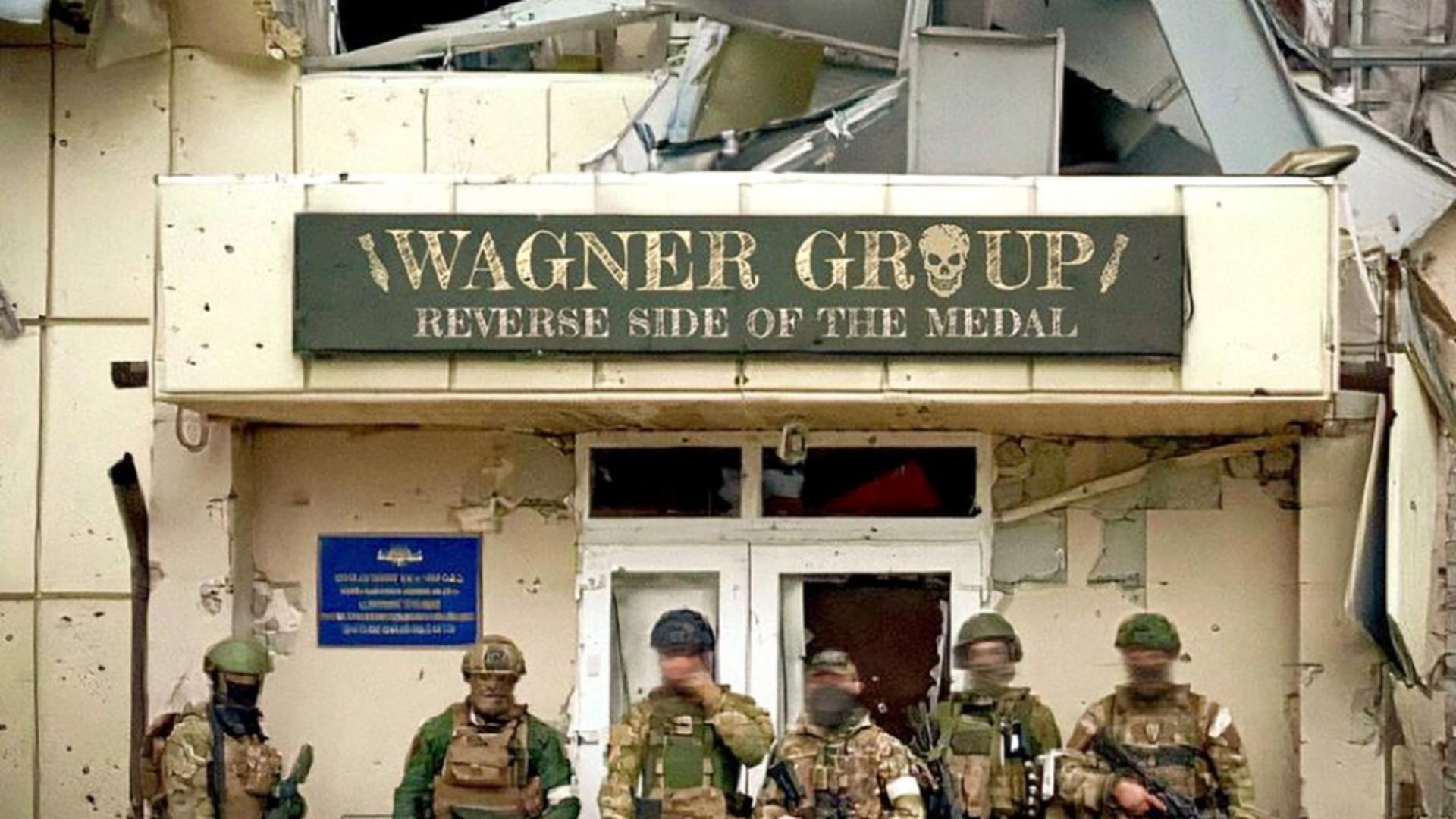 Luptători Wagner în Lugansk (Profimedia) 