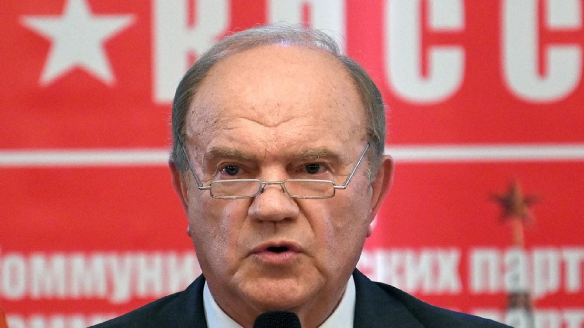 Gennadi Ziuganov, secretar general al Partidului Comunist Rus