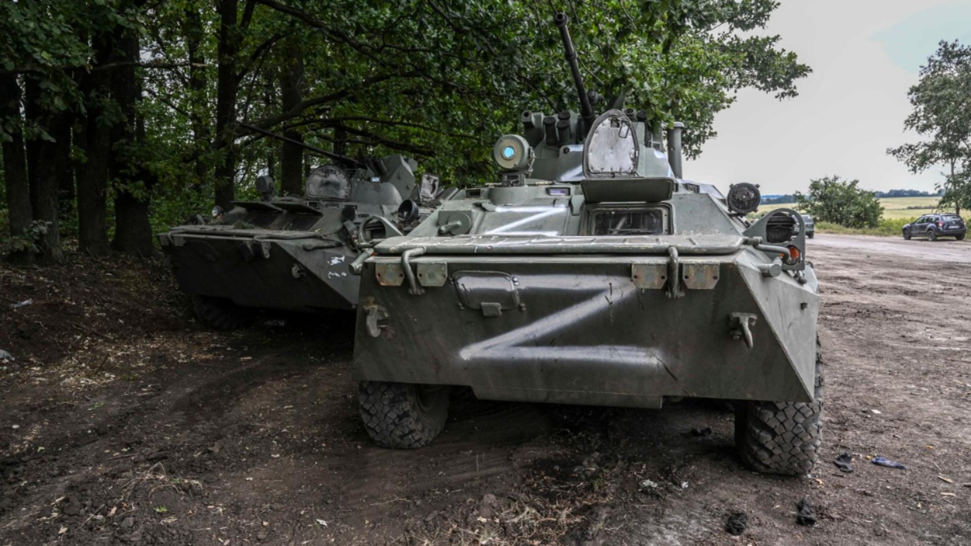 Vehicule blindate rusești abandonate (Profimedia)