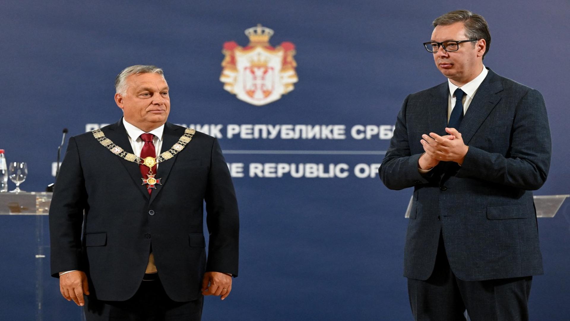 Viktor Orban și Aleksandr Vucici (Profimedia)