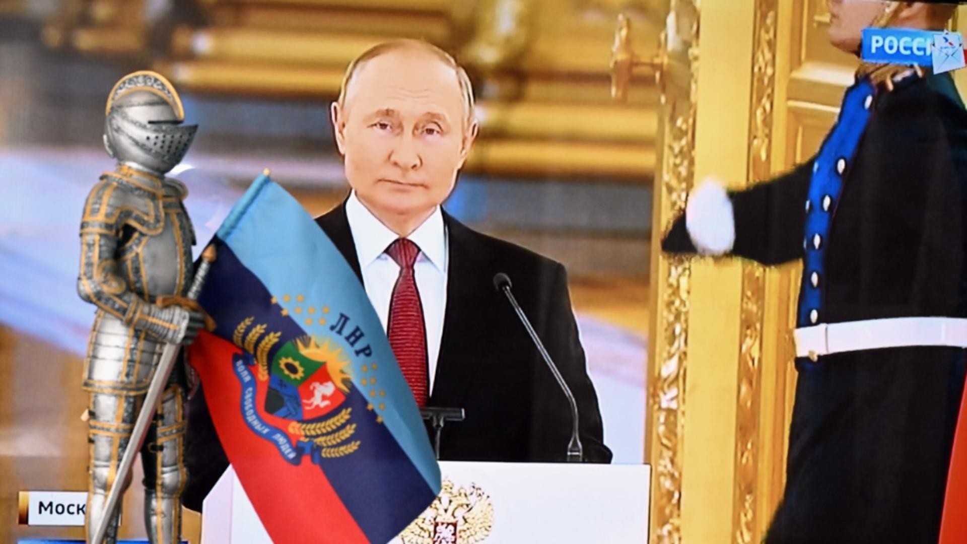 Discurs TV al lui Vladimir Putin (Profimedia)