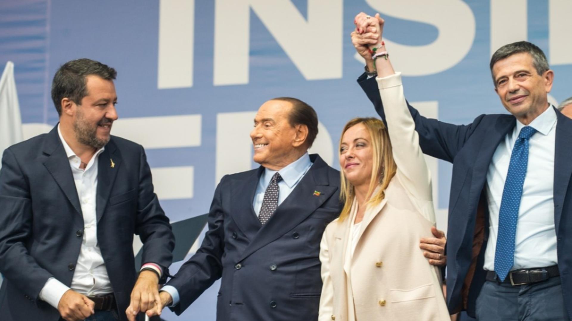 Alegeri legislative Italia. Victoria clară a coaliției de centru-dreapta, condusă de Giorgia Meloni Foto: Profi Media