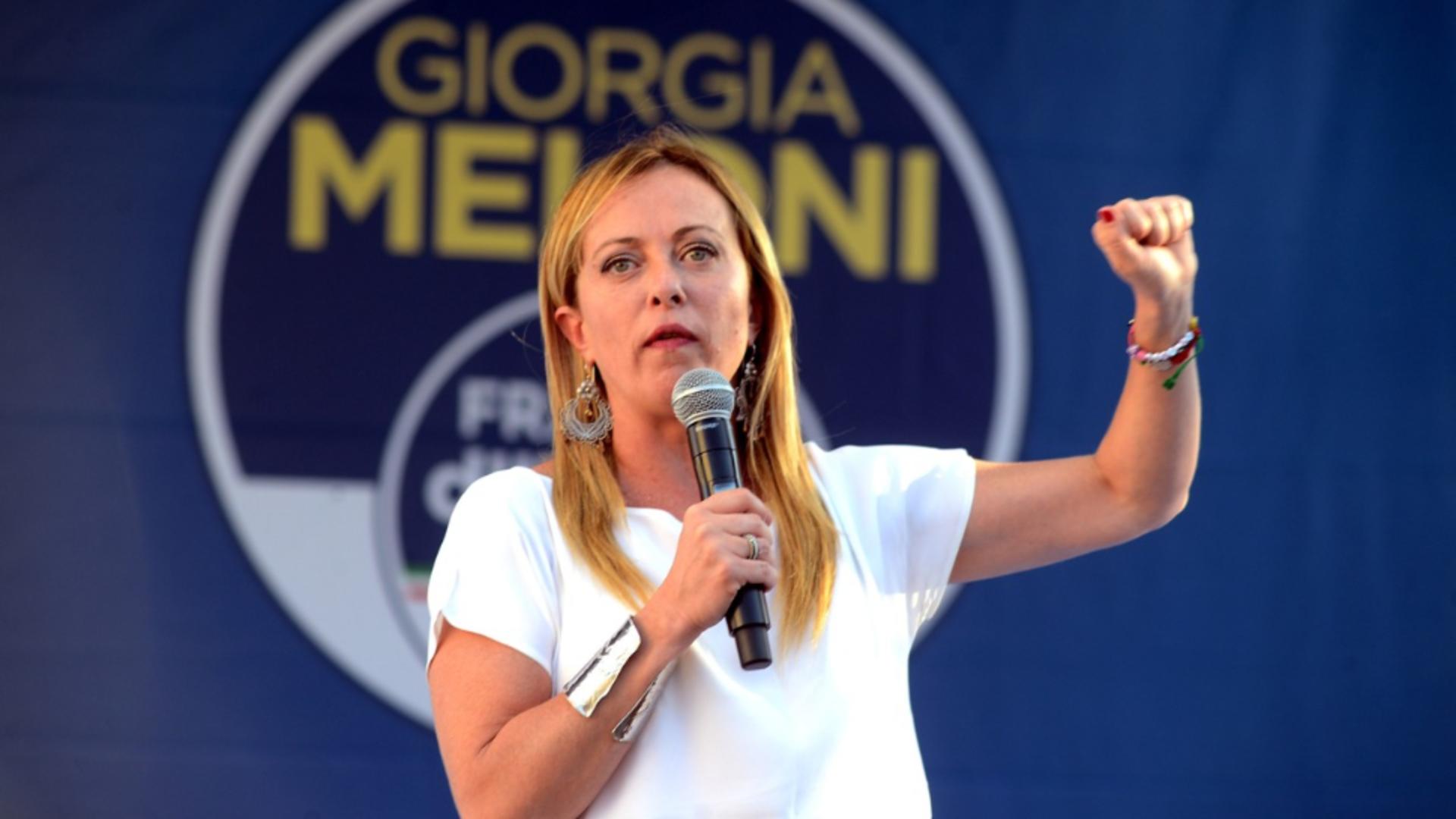 Cine este Giorgia Meloni, prima femeie-premier din istoria Italiei Foto: Profi Media