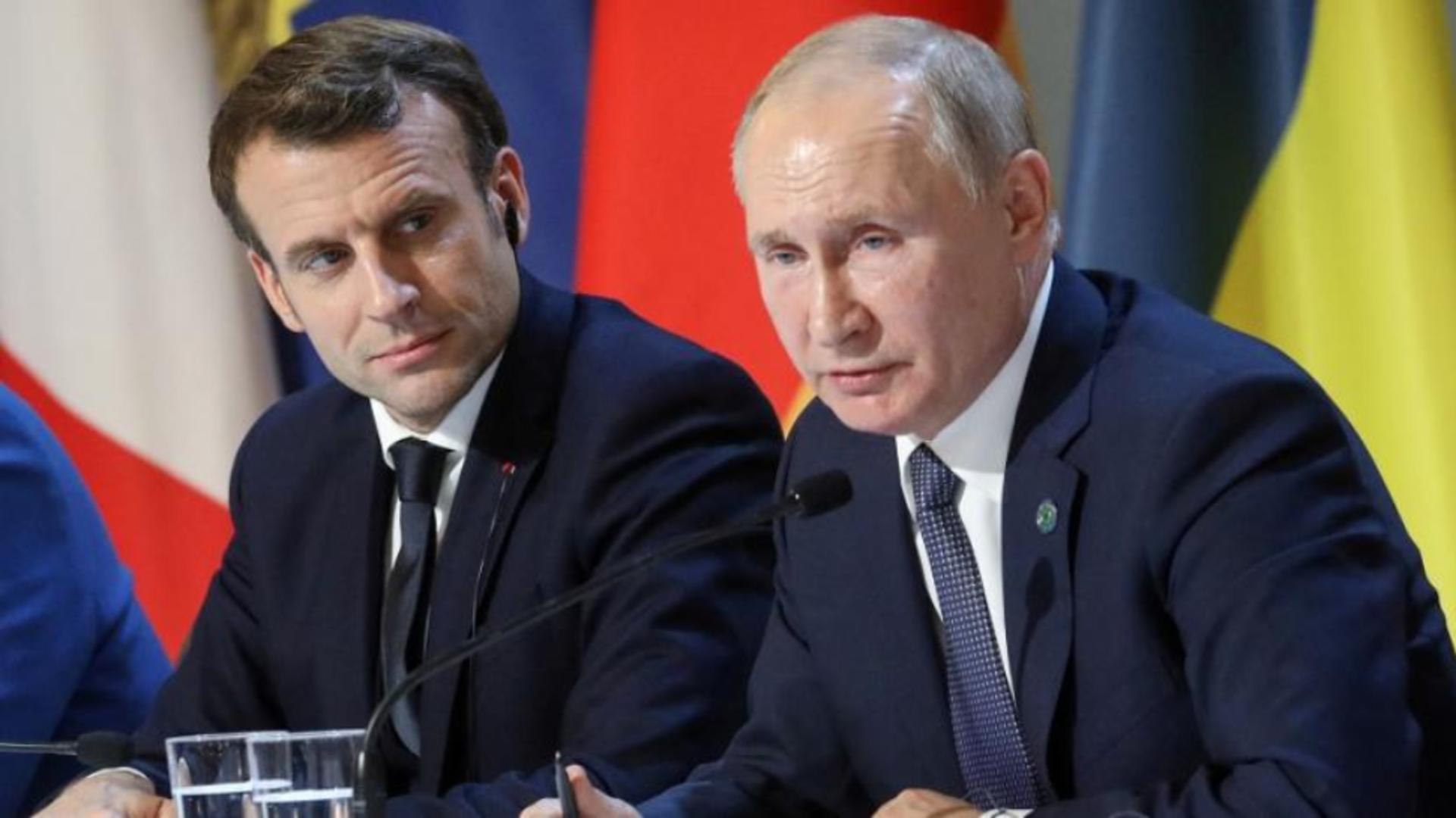 Putin l-a avertizat pe Macron cu privire la potenţialele "consecinţe catastrofale" - Preşedintele francez cere forţelor ruseşti să îşi retragă armele