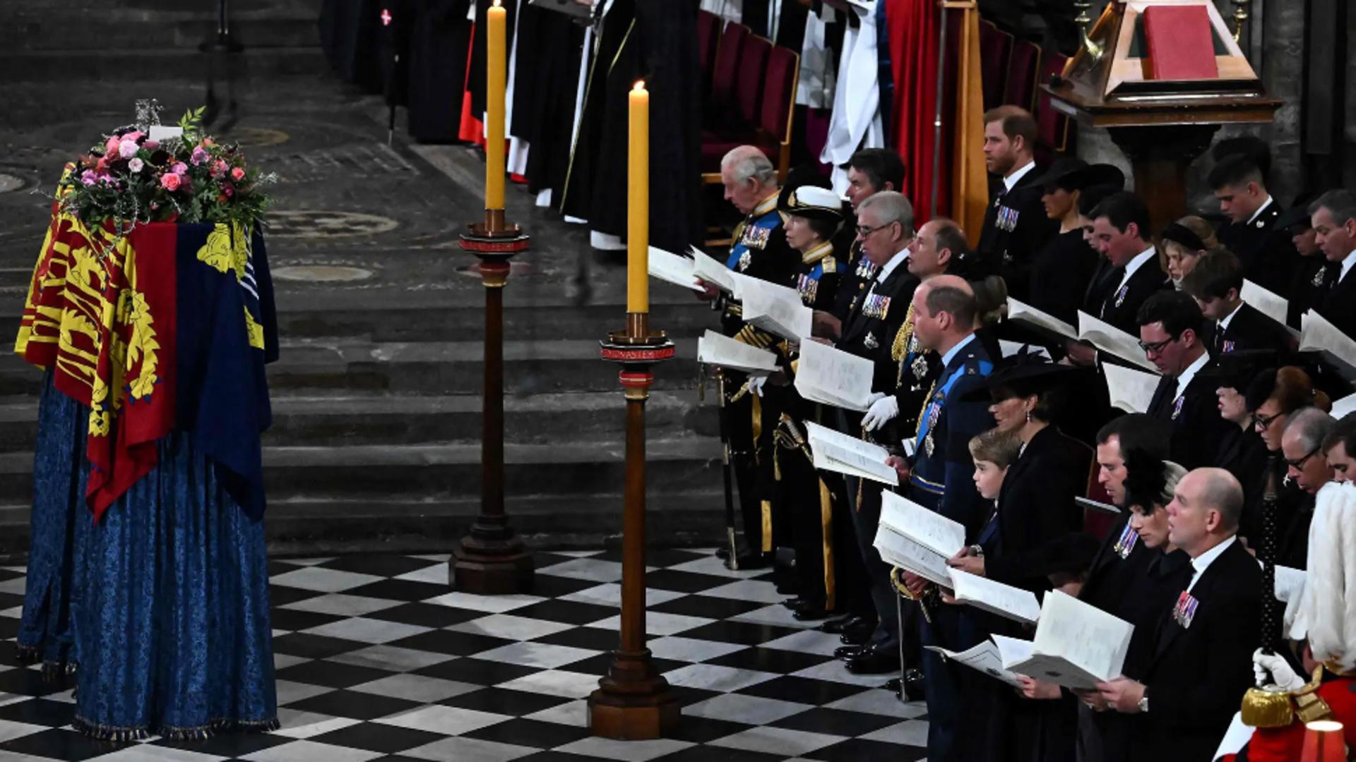 Membrii Familiei Regale, ținute speciale la funeraliile Reginei Elisabeta a II-a Foto: Profi Media
