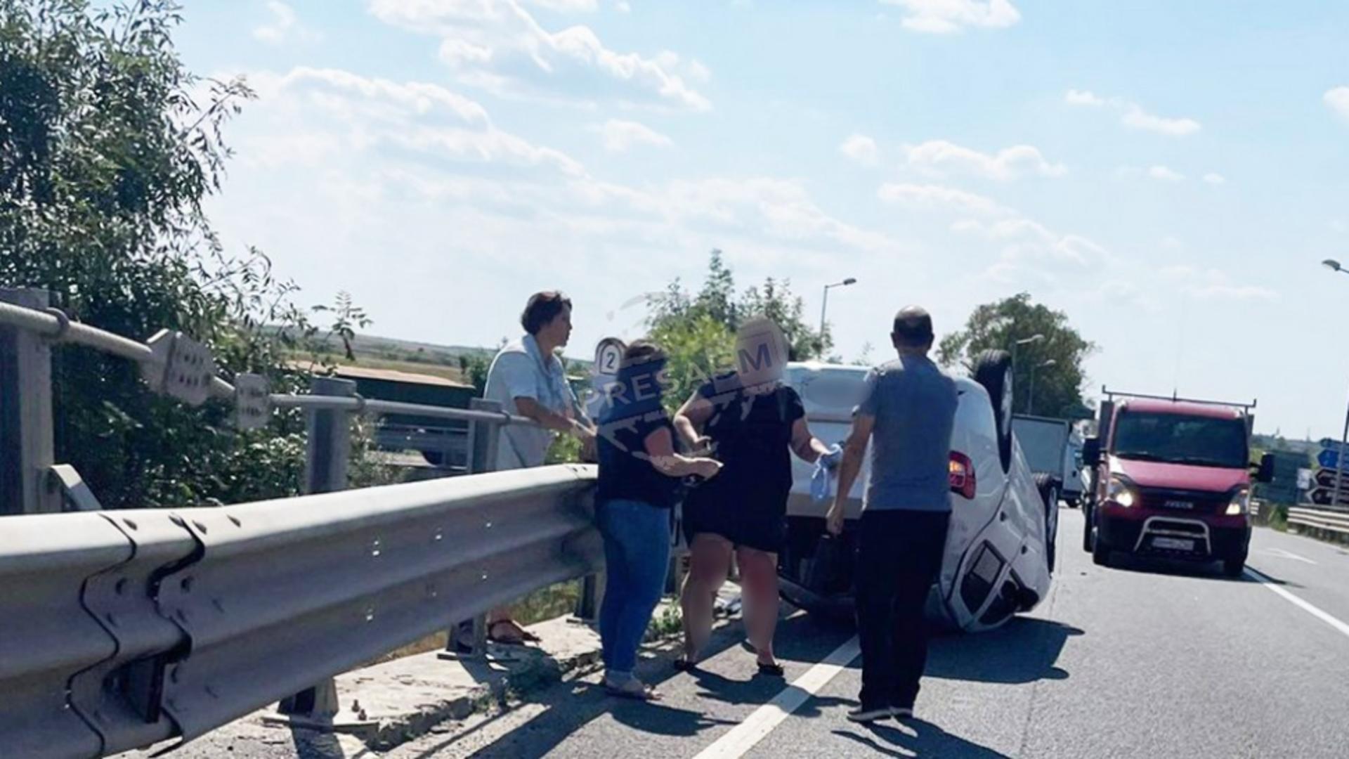 Accident Satu Mare / FOTO: presasm.ro