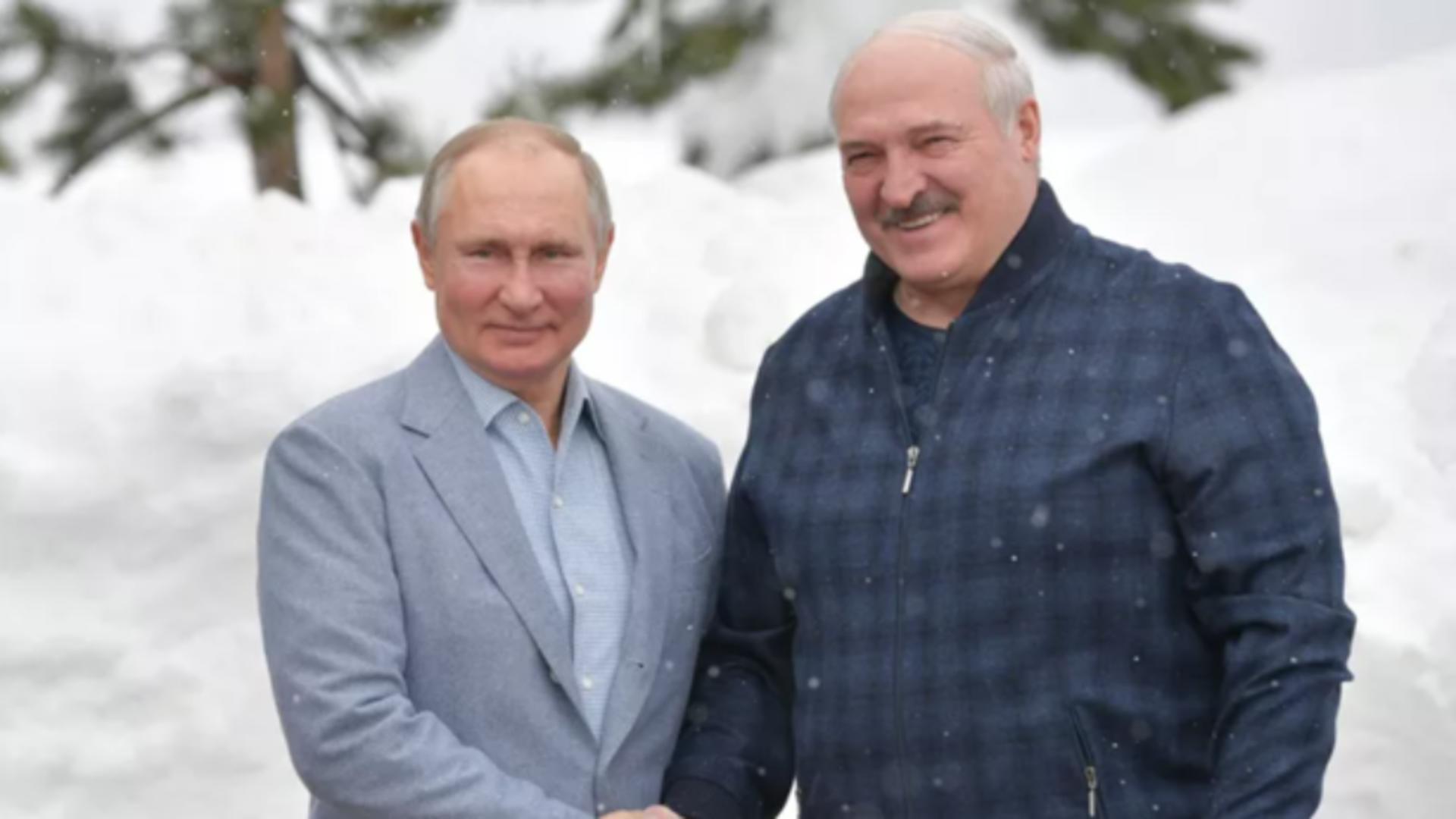 Aleksandr Lukașenko și Vladimir Putin