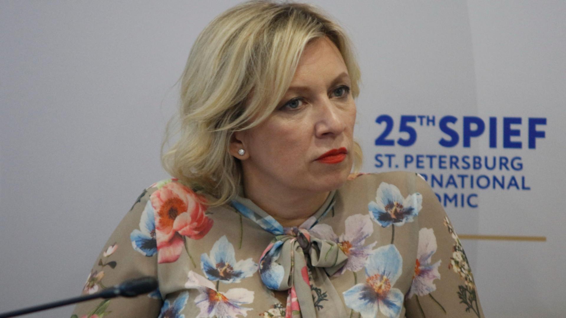 Maria Zaharova, purtător de cuvânt MAE Rusia. Foto/Profimedia